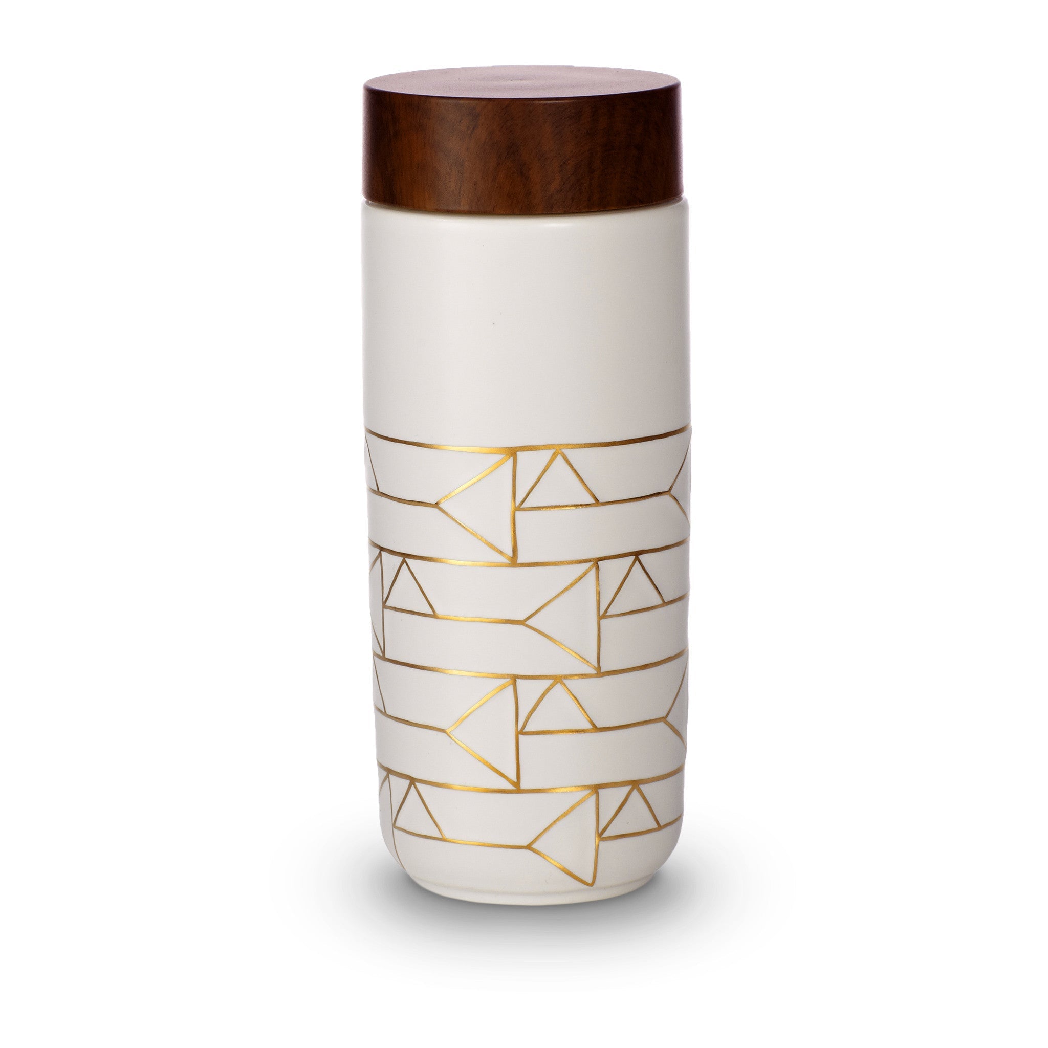 The Alchemical Signs Gold Ceramic Travel Mug 3