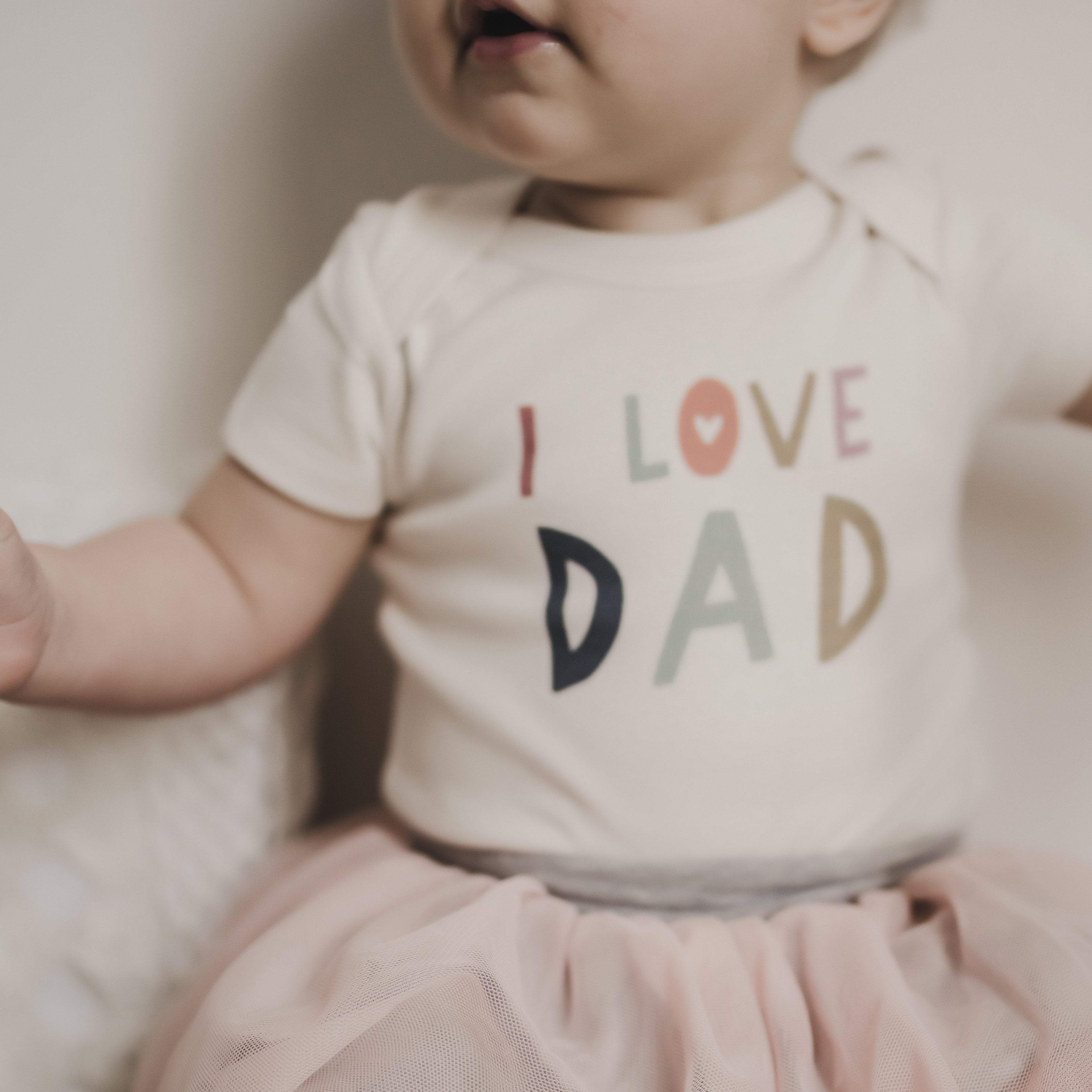 graphic bodysuit | love dad 3