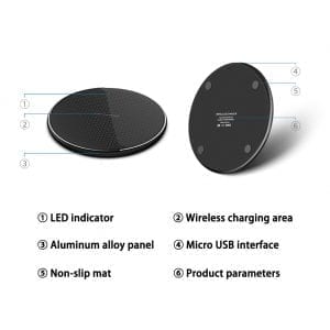 15W Fast Wireless Charger Pad 3