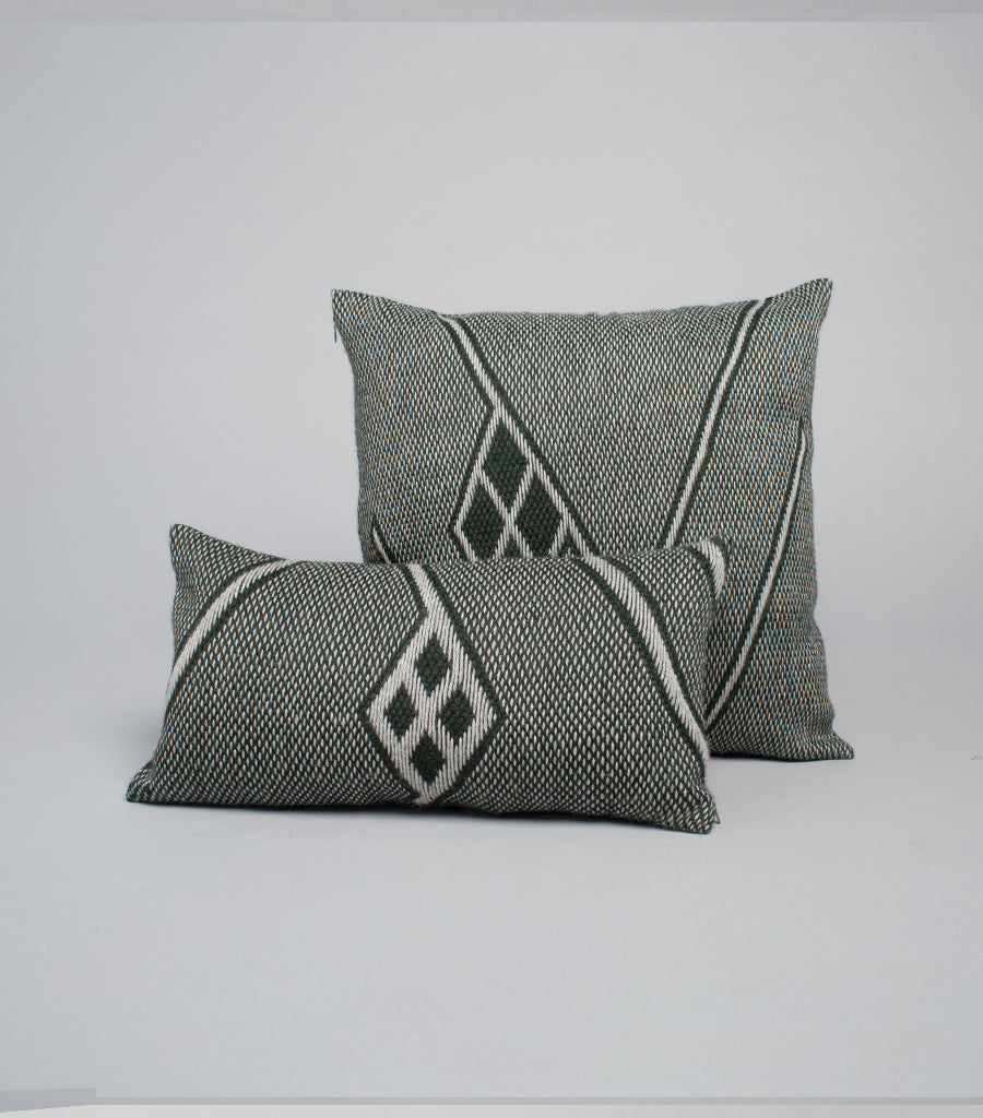 Che Lumbar Pillow in Forest Green 3