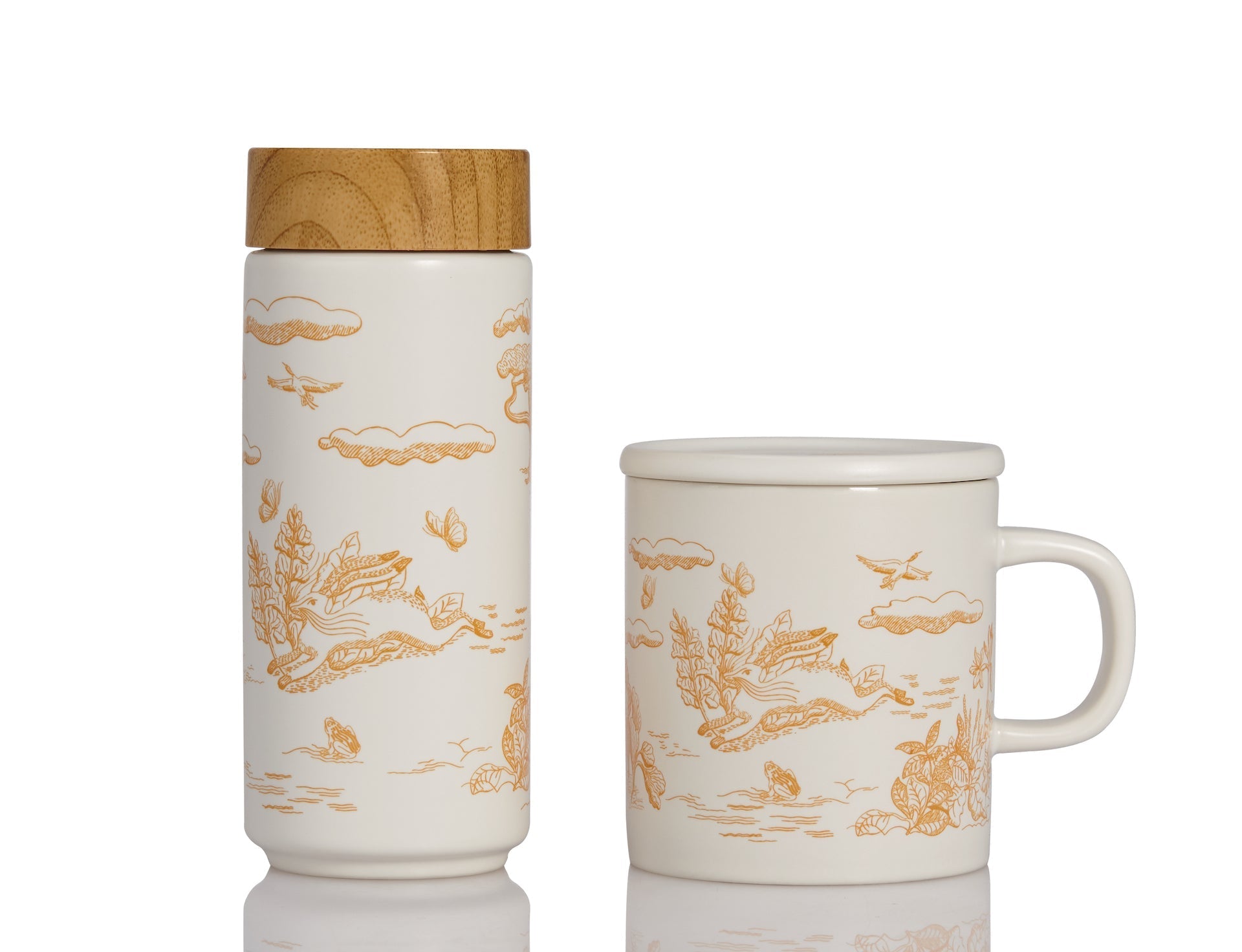 Magic Garden Travel Mug & Mug Gift Set 3
