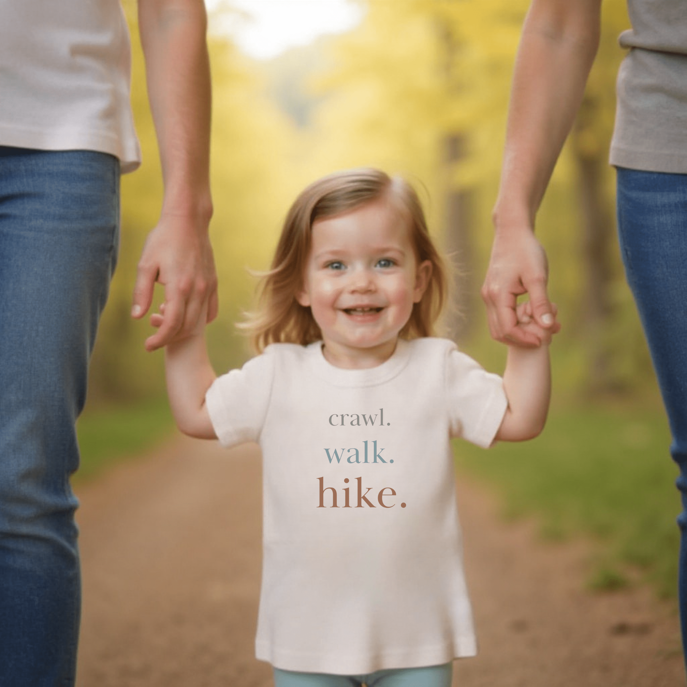 graphic tee | crawl walk hike 3