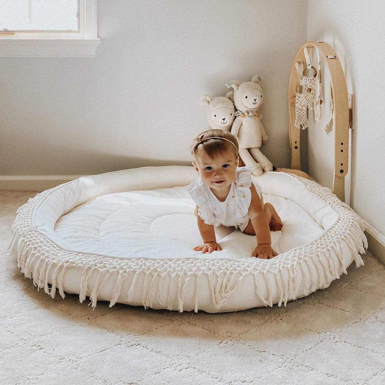 Macrame Round Play Mat 3
