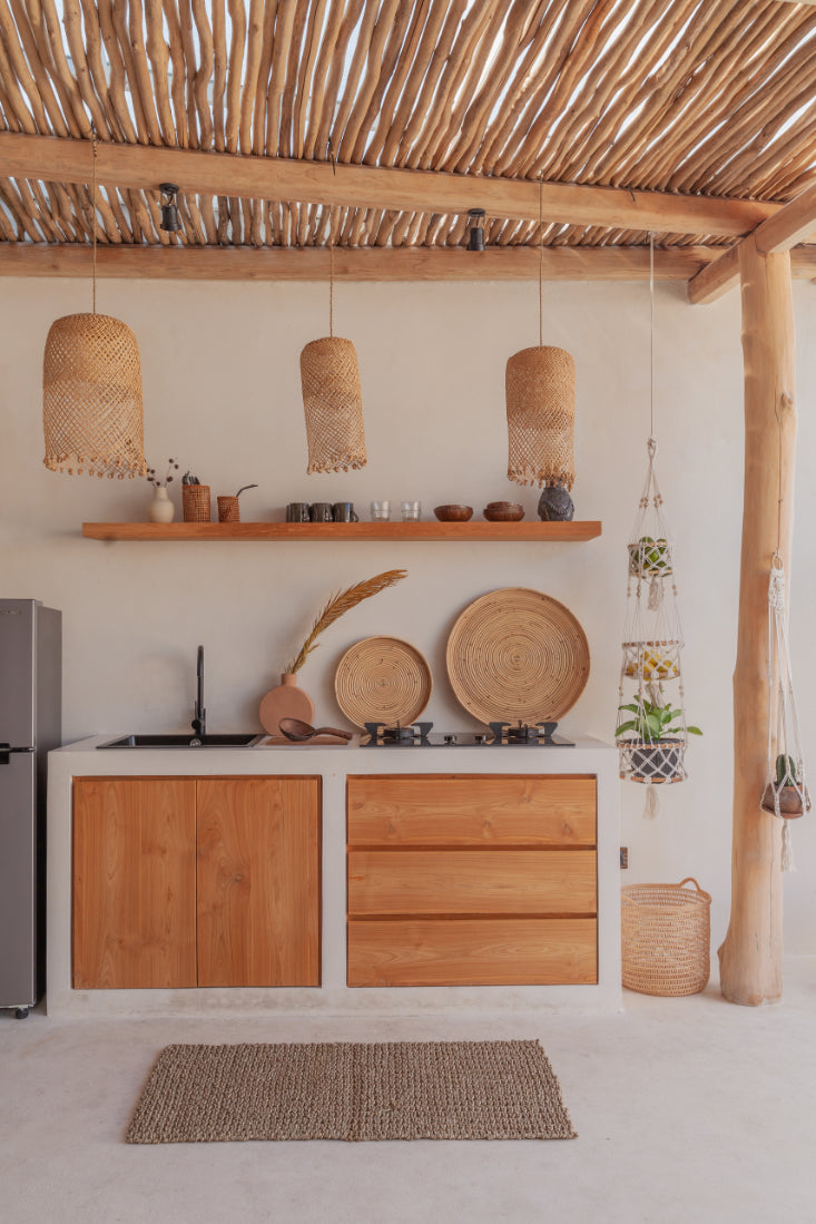 Rattan Utensil Holder 3