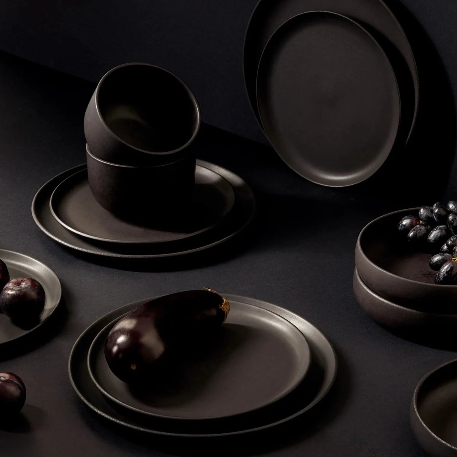 S/4 Tunisian Bowl- Matte Black 3