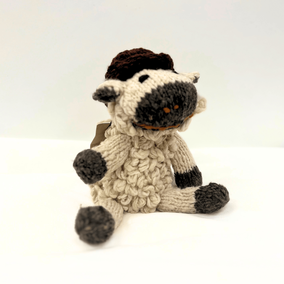 Wool Knit Buddy  | Sawyer the Sheep 4