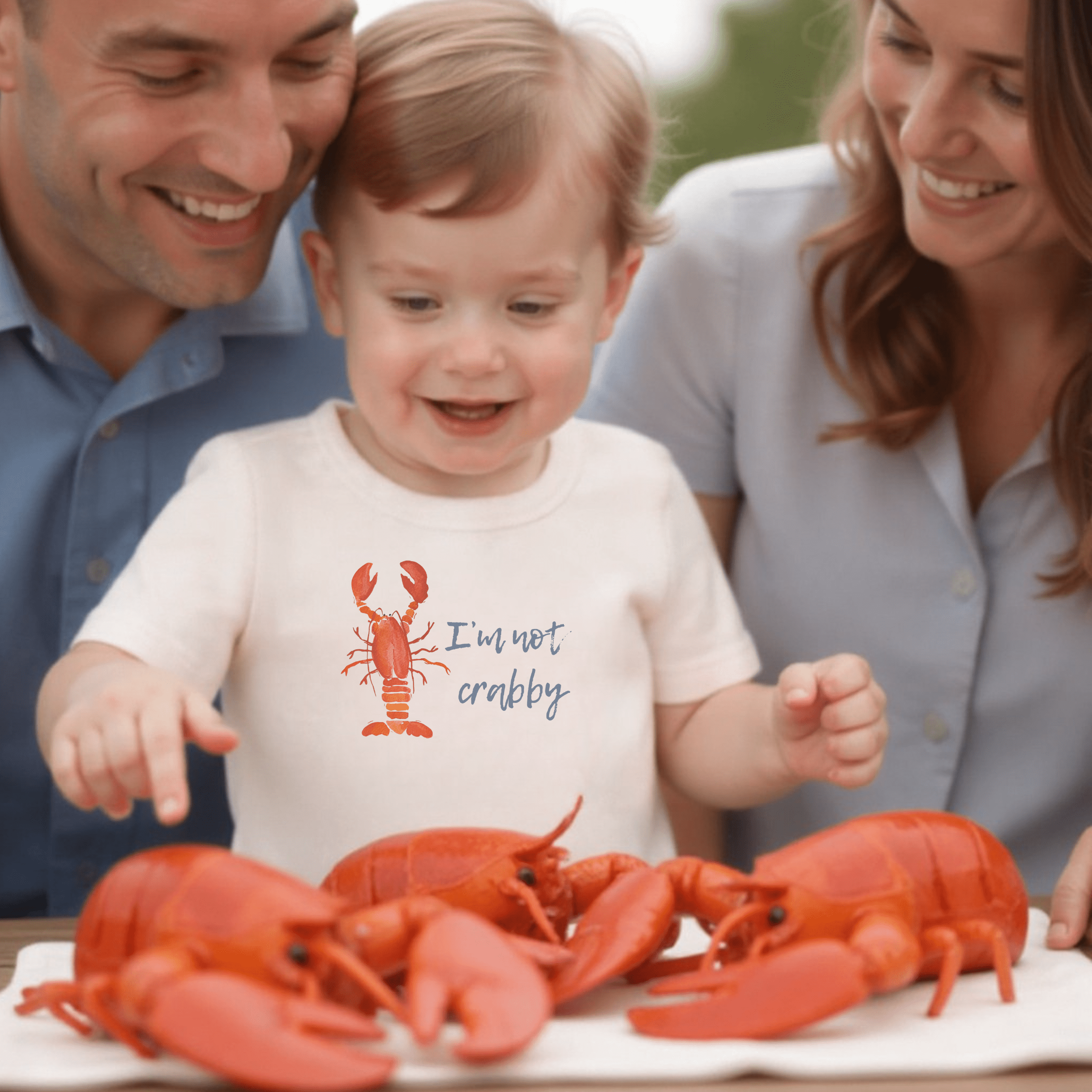 graphic tee | Im not crabby