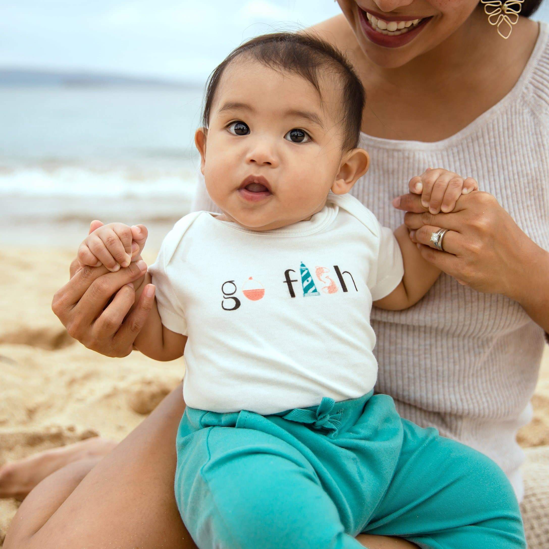 graphic bodysuit | go fish 5