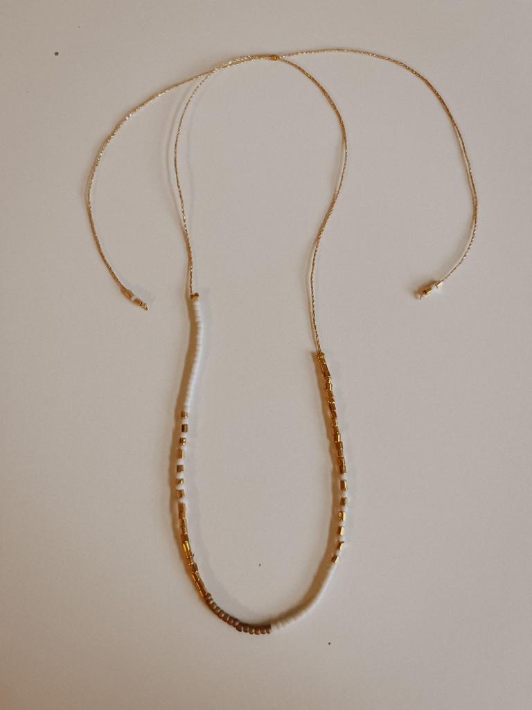Golden Beaded Necklace 6