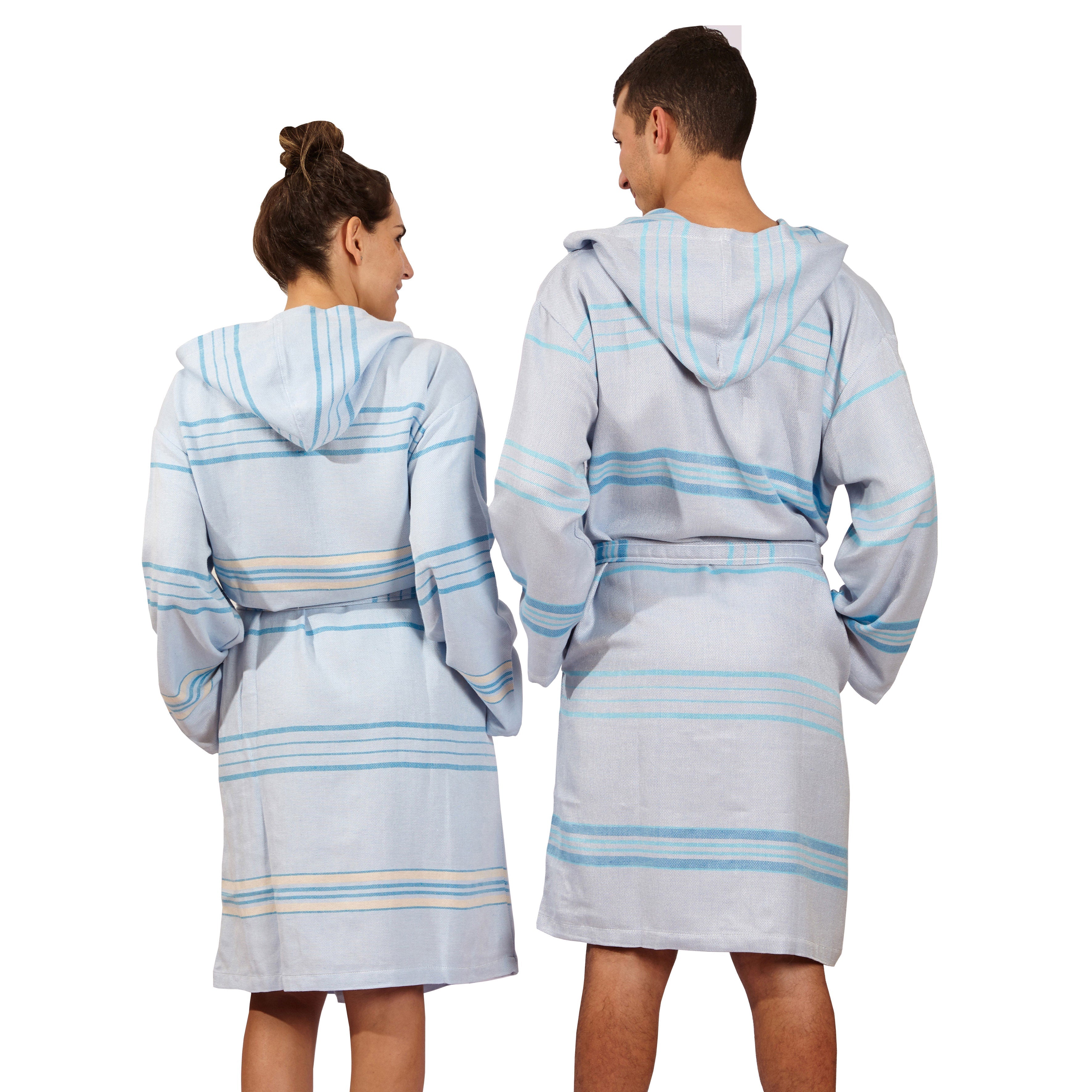 Antalya Unisex Bathrobe - Beige 4