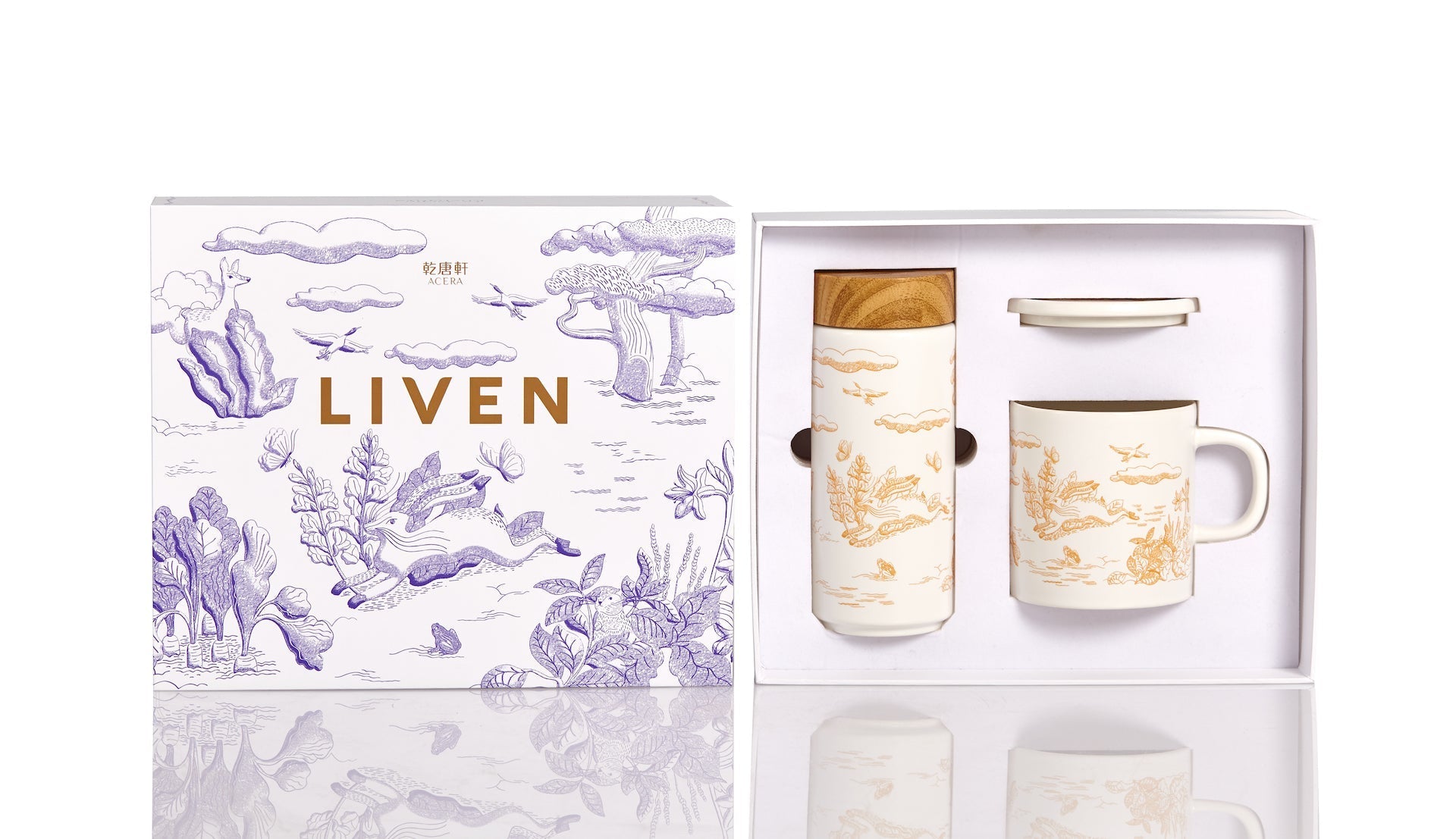 Magic Garden Travel Mug & Mug Gift Set 5
