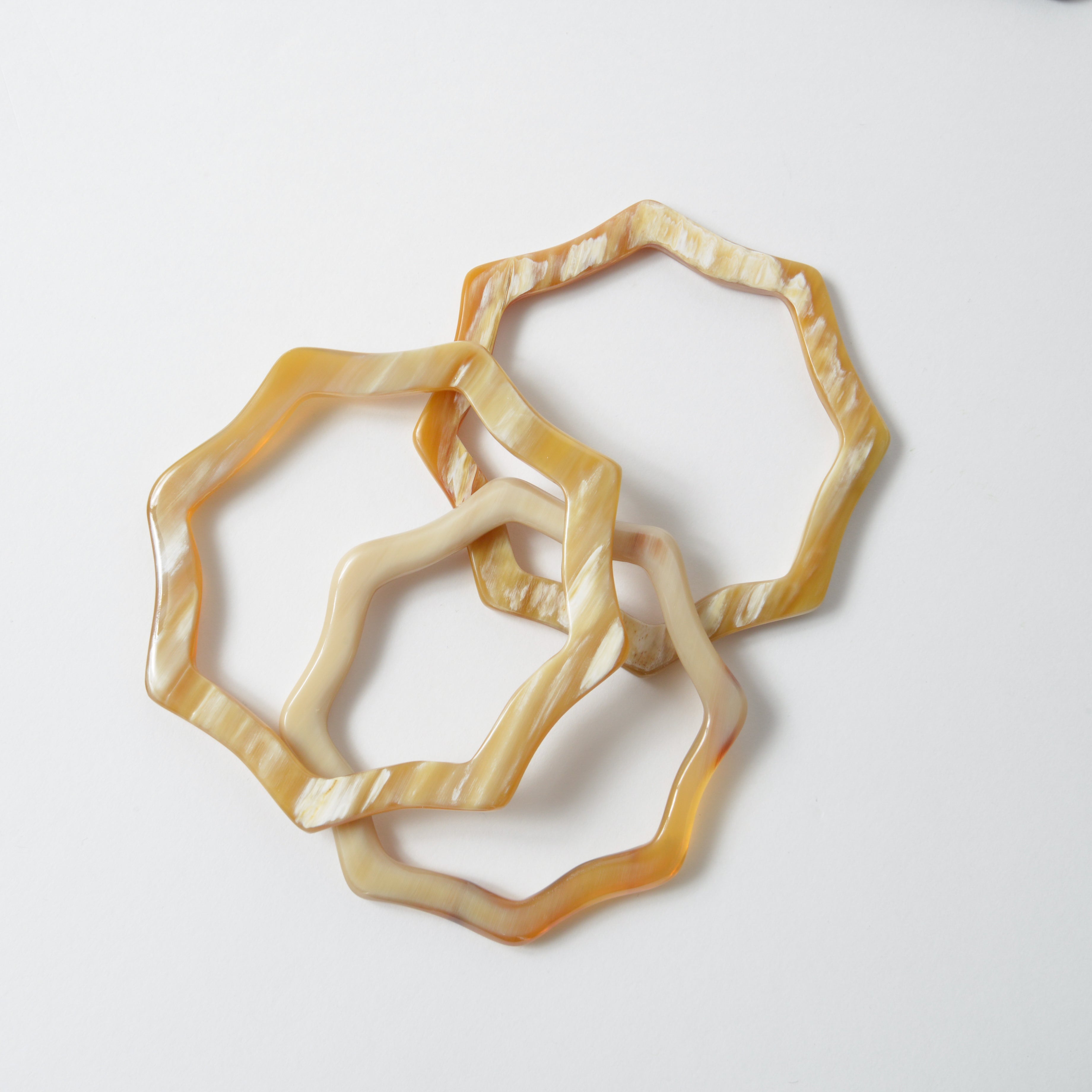 Horn Lattice Bangle 3