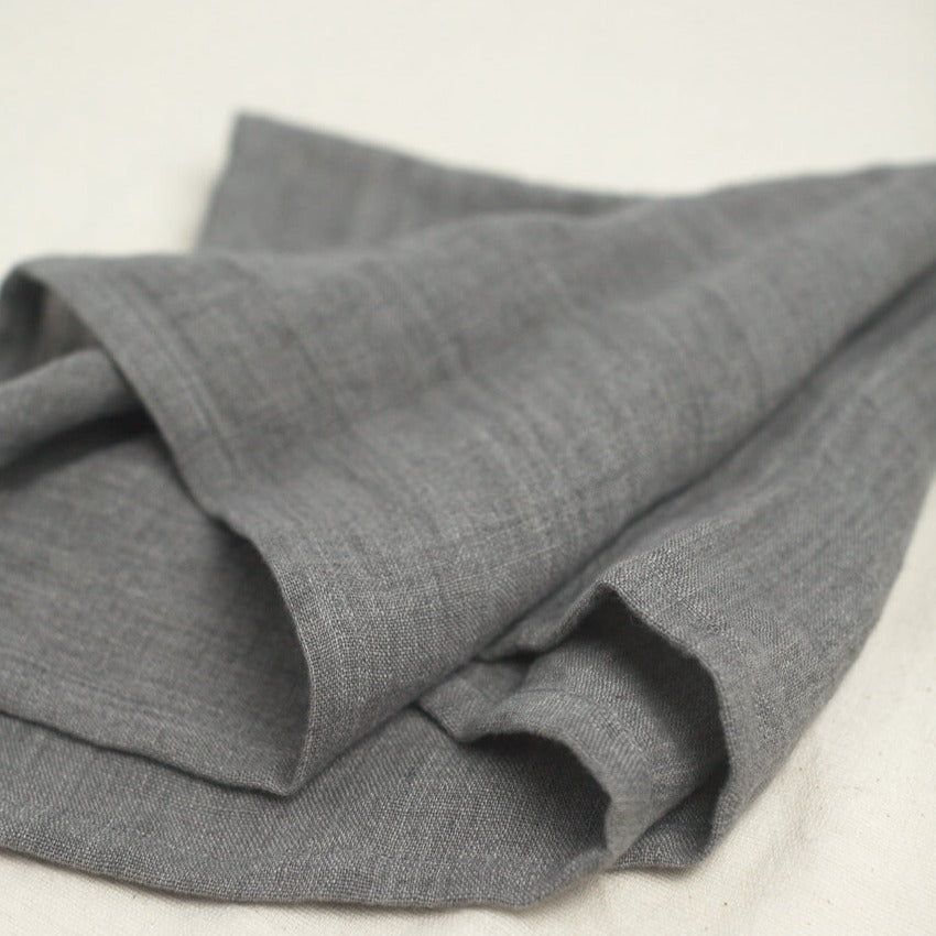 Stone Washed Linen Napkins, Oyster - set of 4 4