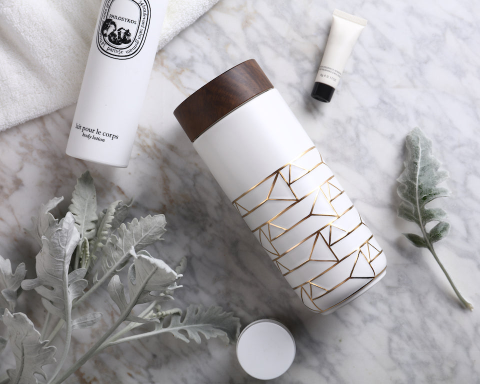 The Alchemical Signs Gold Ceramic Travel Mug 7