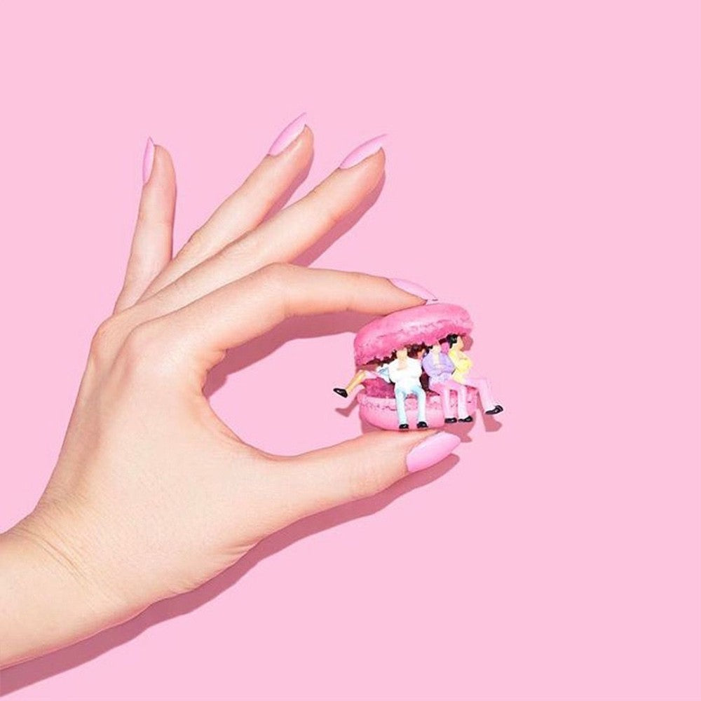 Beaded Bottle-pink