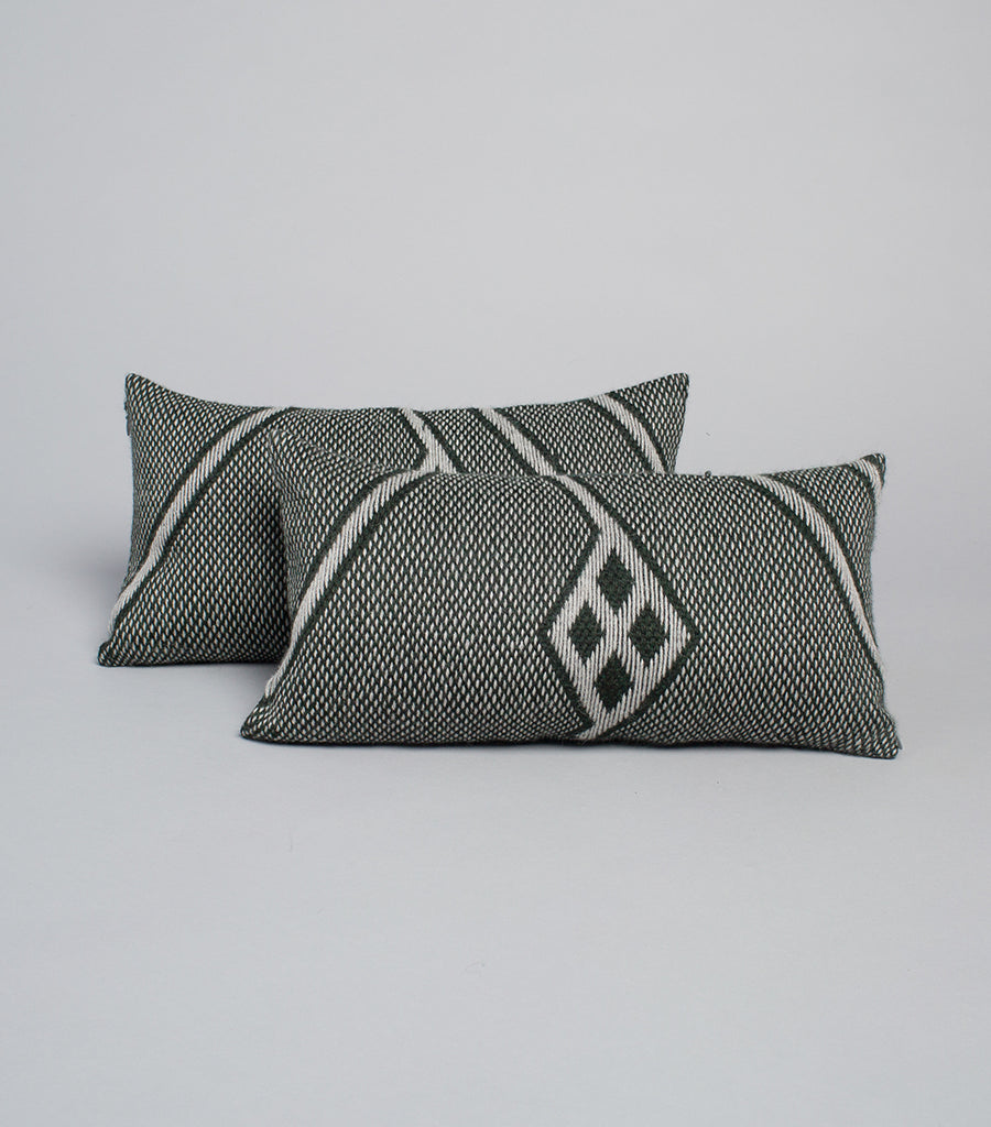 Che Lumbar Pillow in Forest Green 4