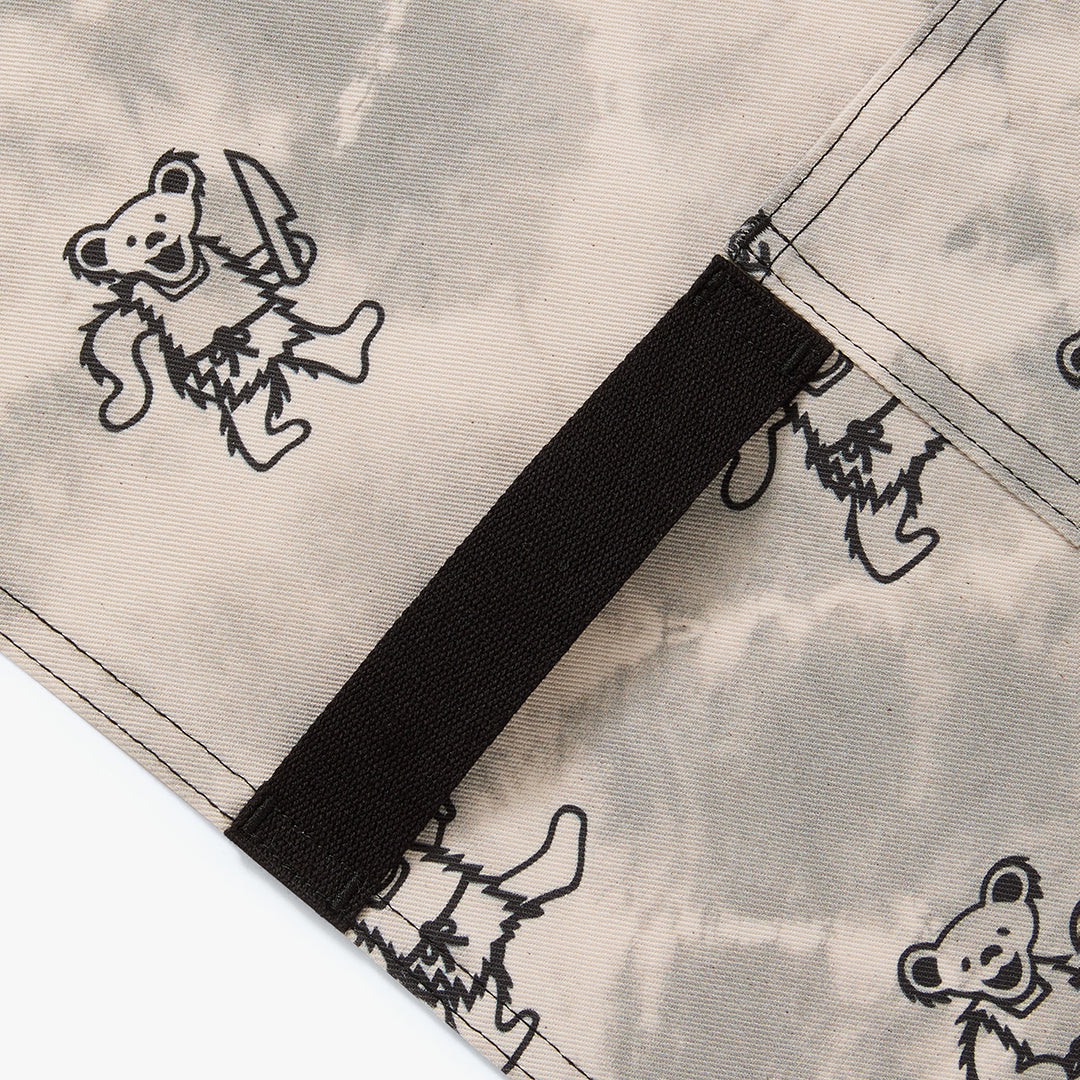 The Essential Apron - Grateful Dead Grey Tie Dye 5