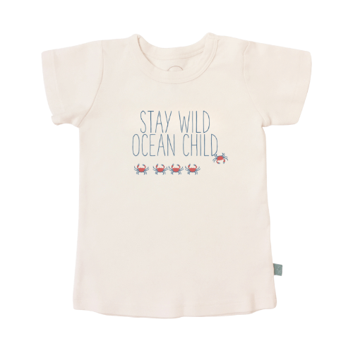 graphic tee | stay wild ocean child