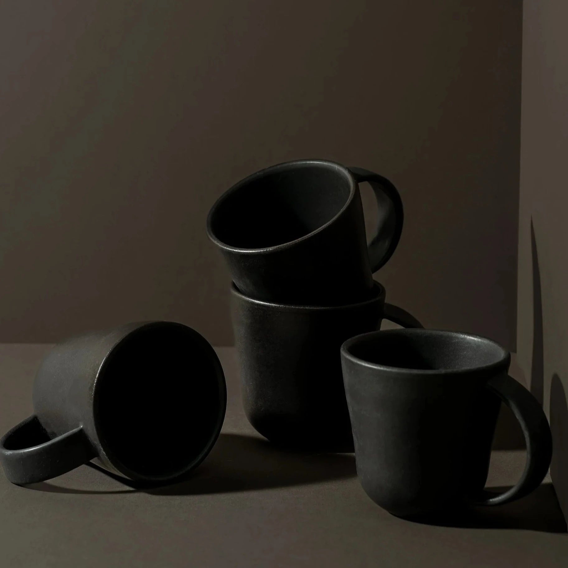 S/4 Tunisian Mug - Matte Black 4