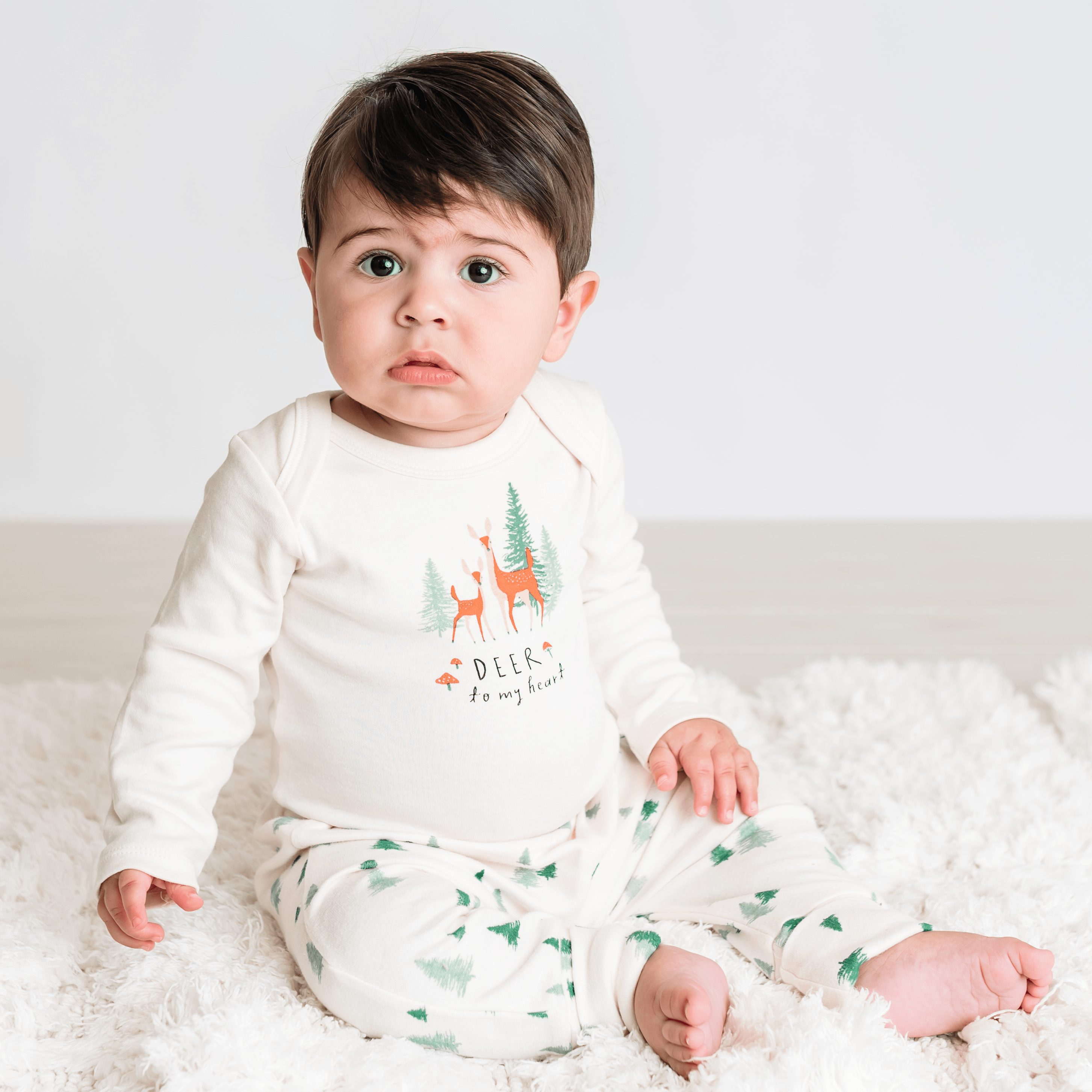long sleeve graphic bodysuit | deer to my heart 3