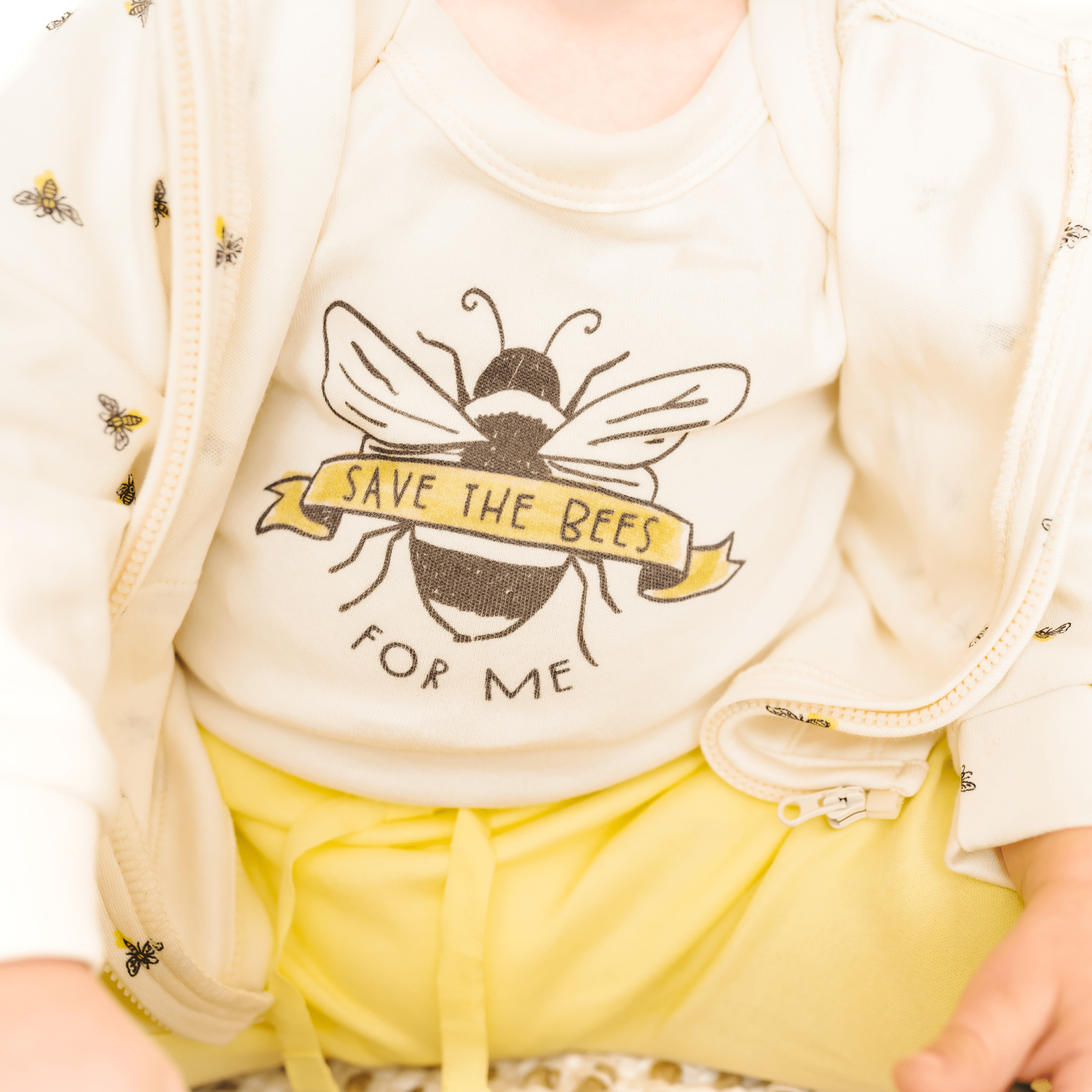 graphic bodysuit | save the bees 3
