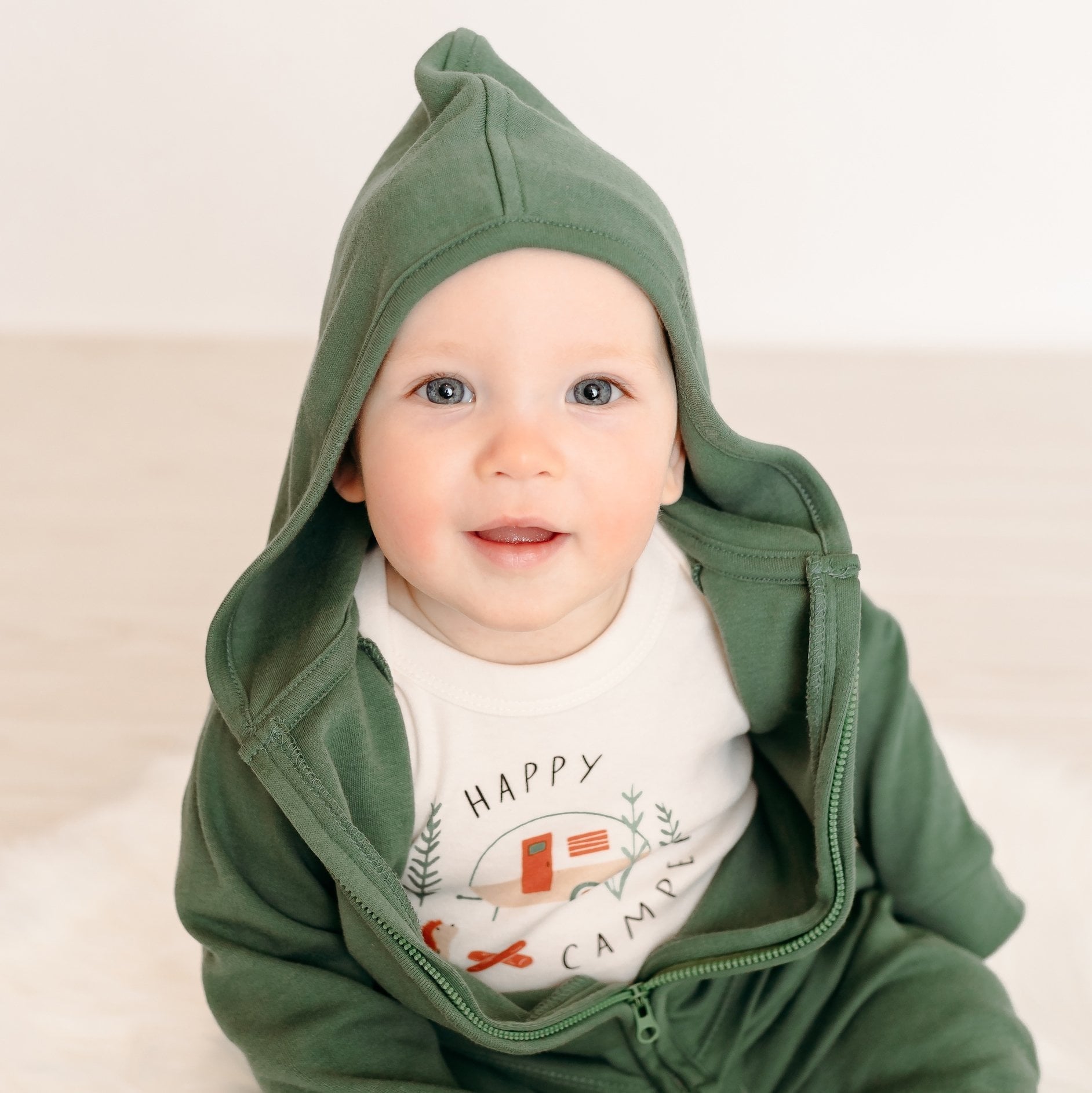 graphic bodysuit | happy camper 3