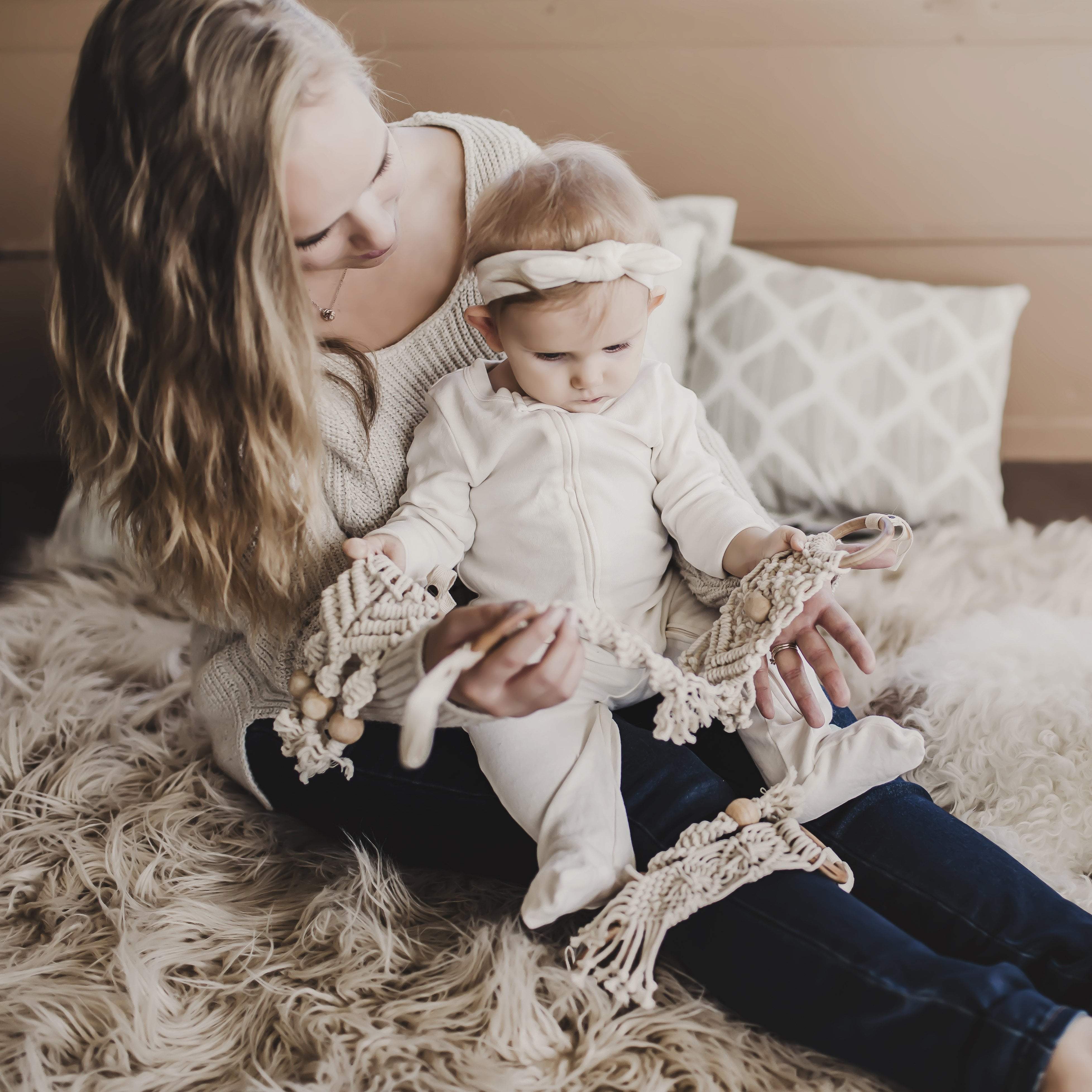 all-in-one toy | macrame braids