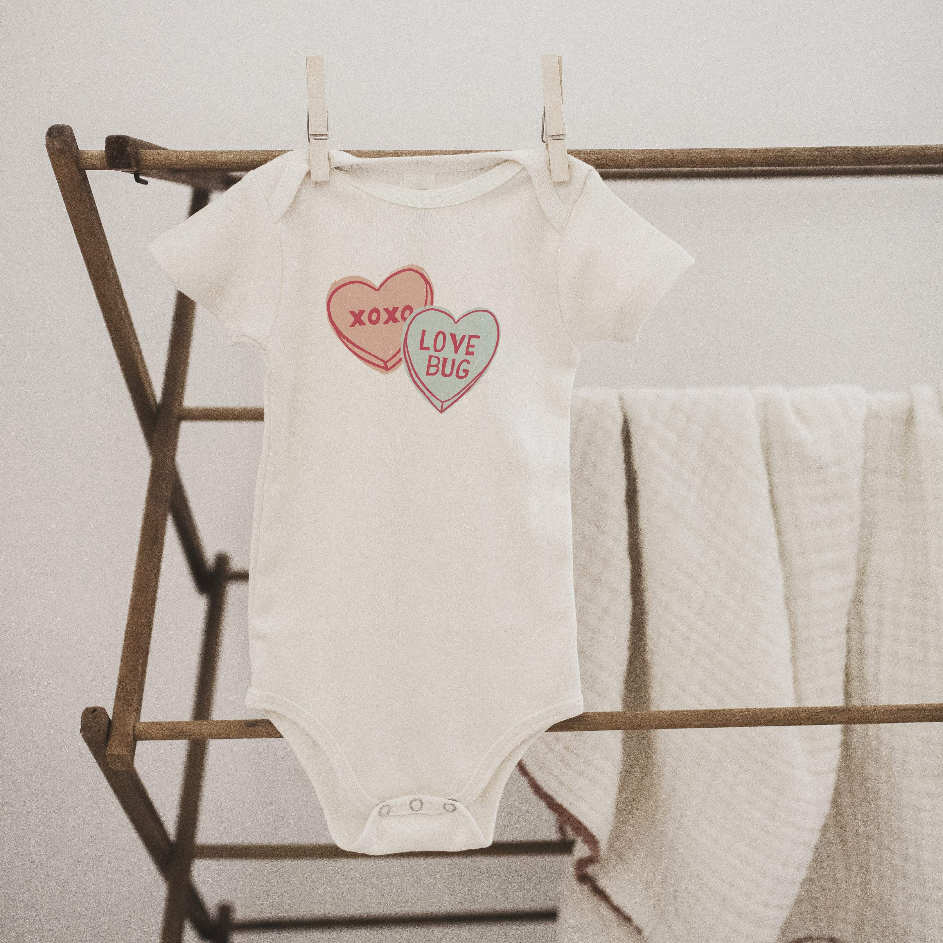 graphic bodysuit | candy hearts 3