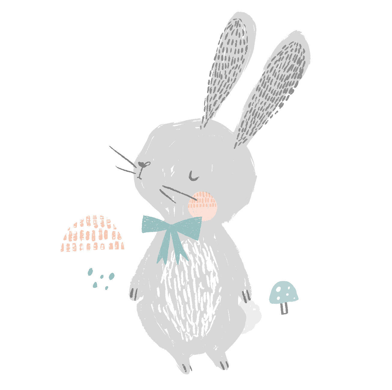 graphic tee | spring bunny 3