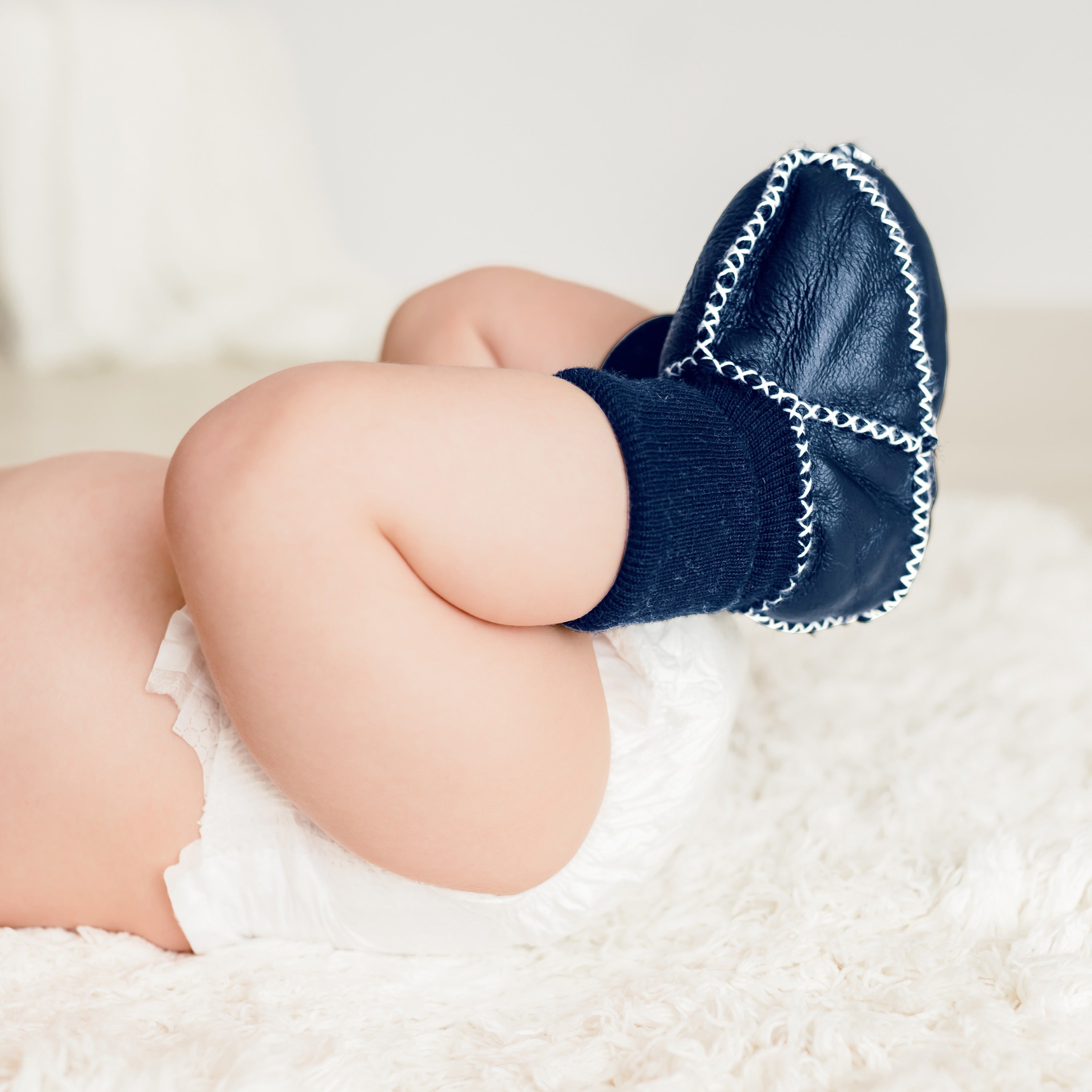 cozy booties | navy 7