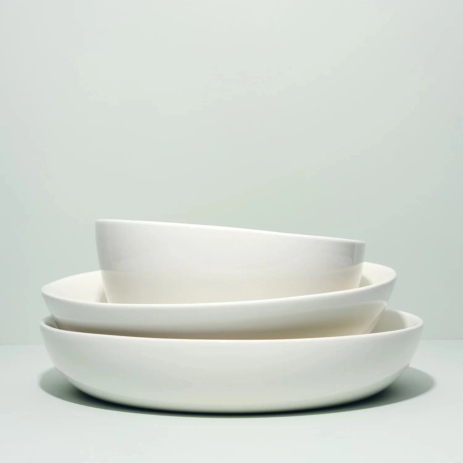 Deep Serving Bowl - White 3