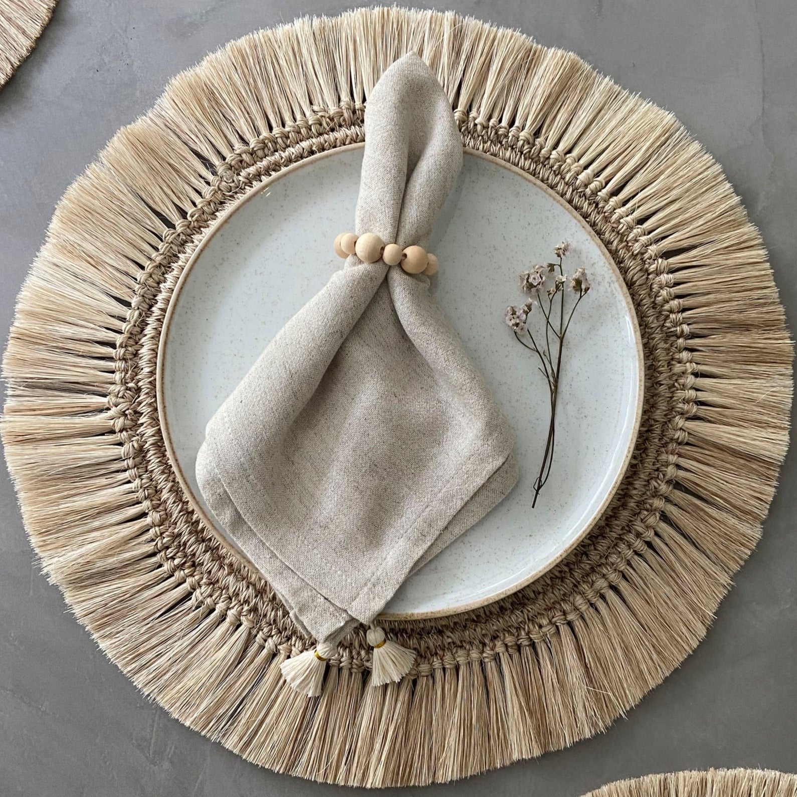 Fringes Placemat - set of 4 4
