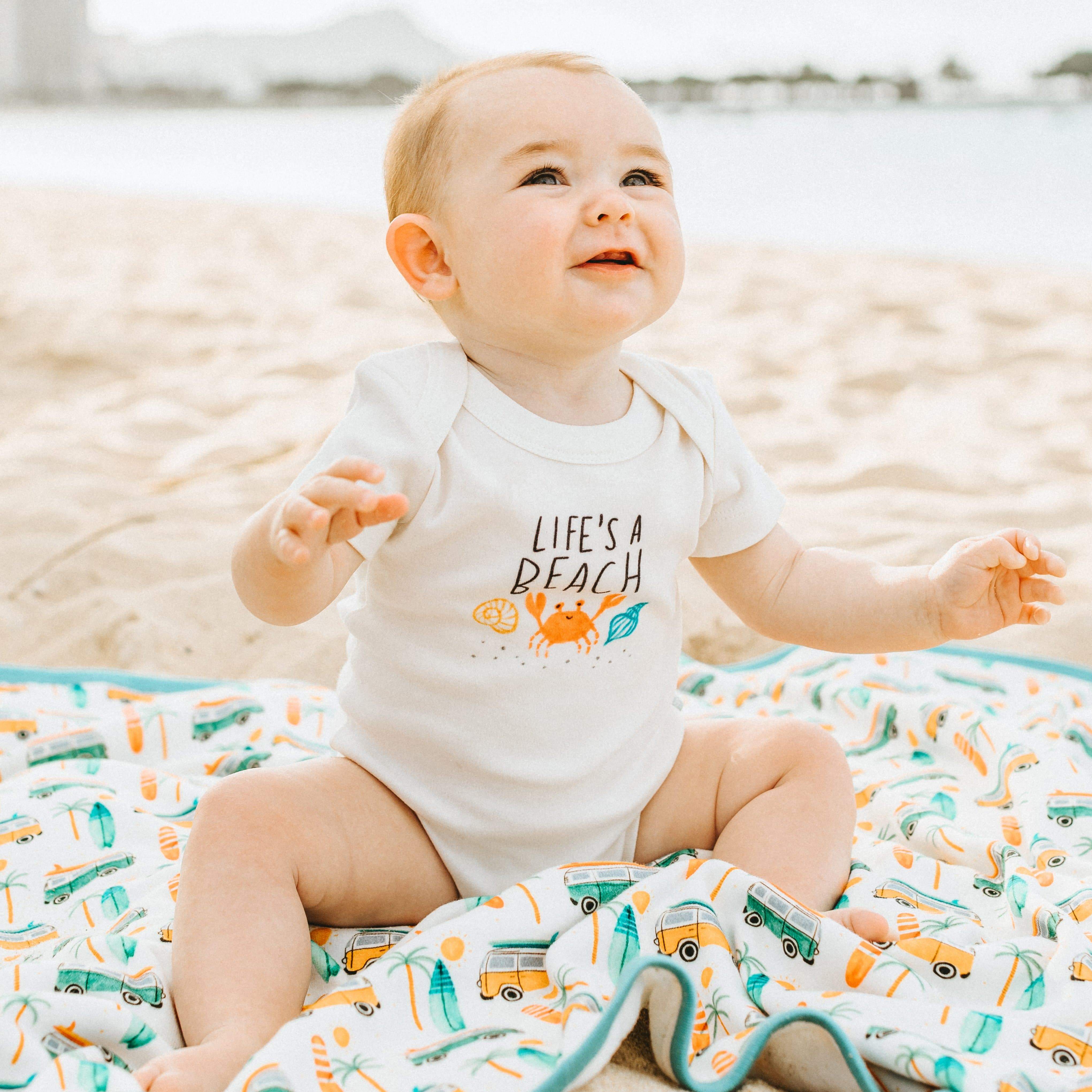 graphic bodysuit | life's a beach