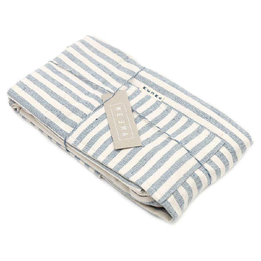 Striped Crossback Bib Apron 5
