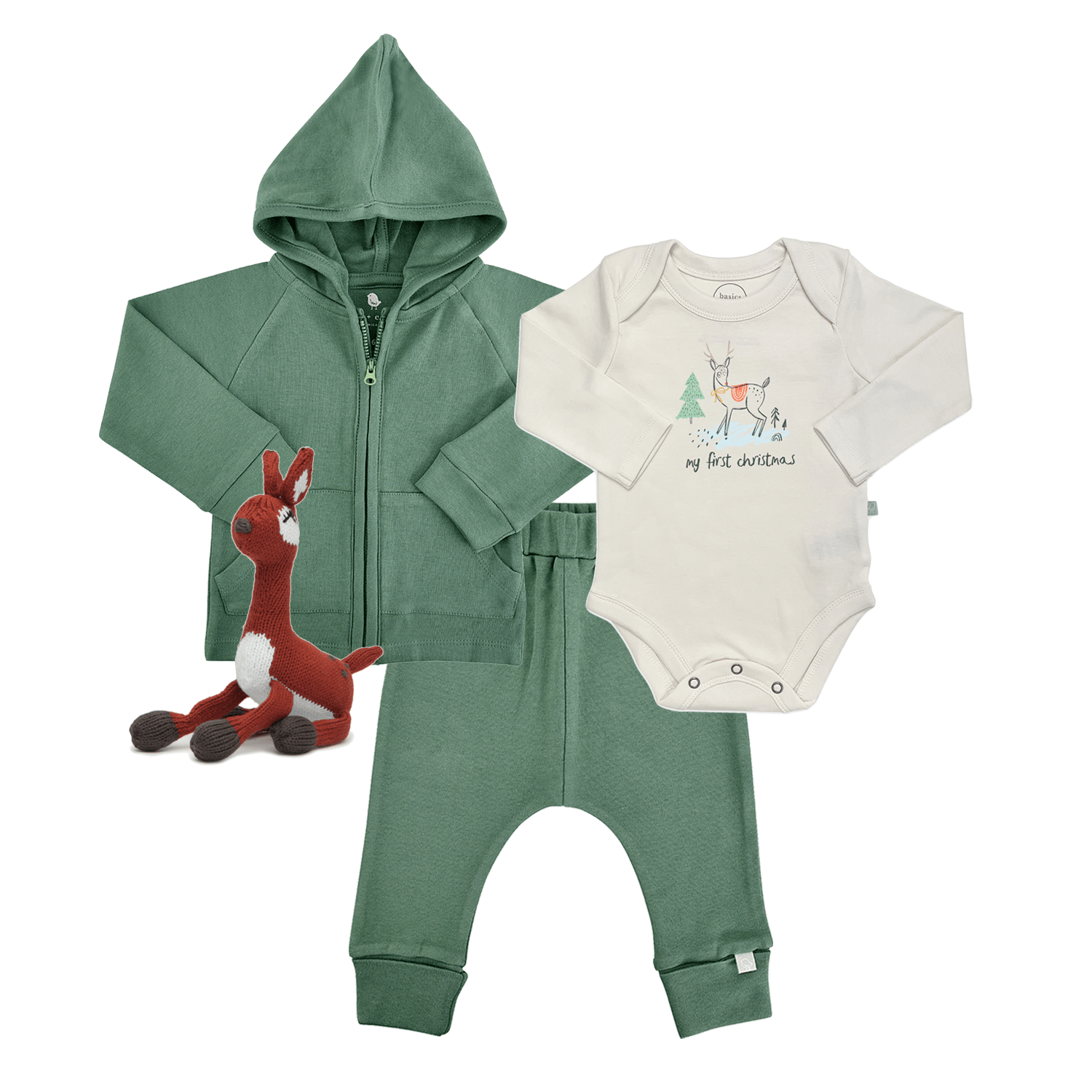 gift set | my first christmas deer 4pc