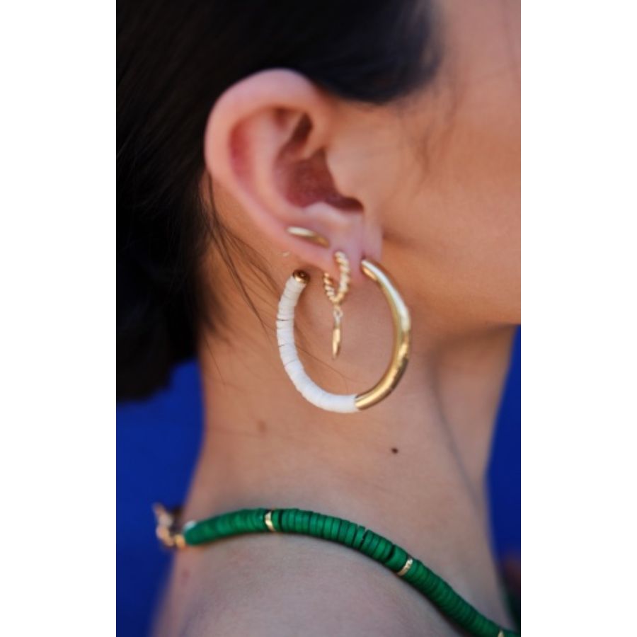 Capped Quill Dangle Earrings 3