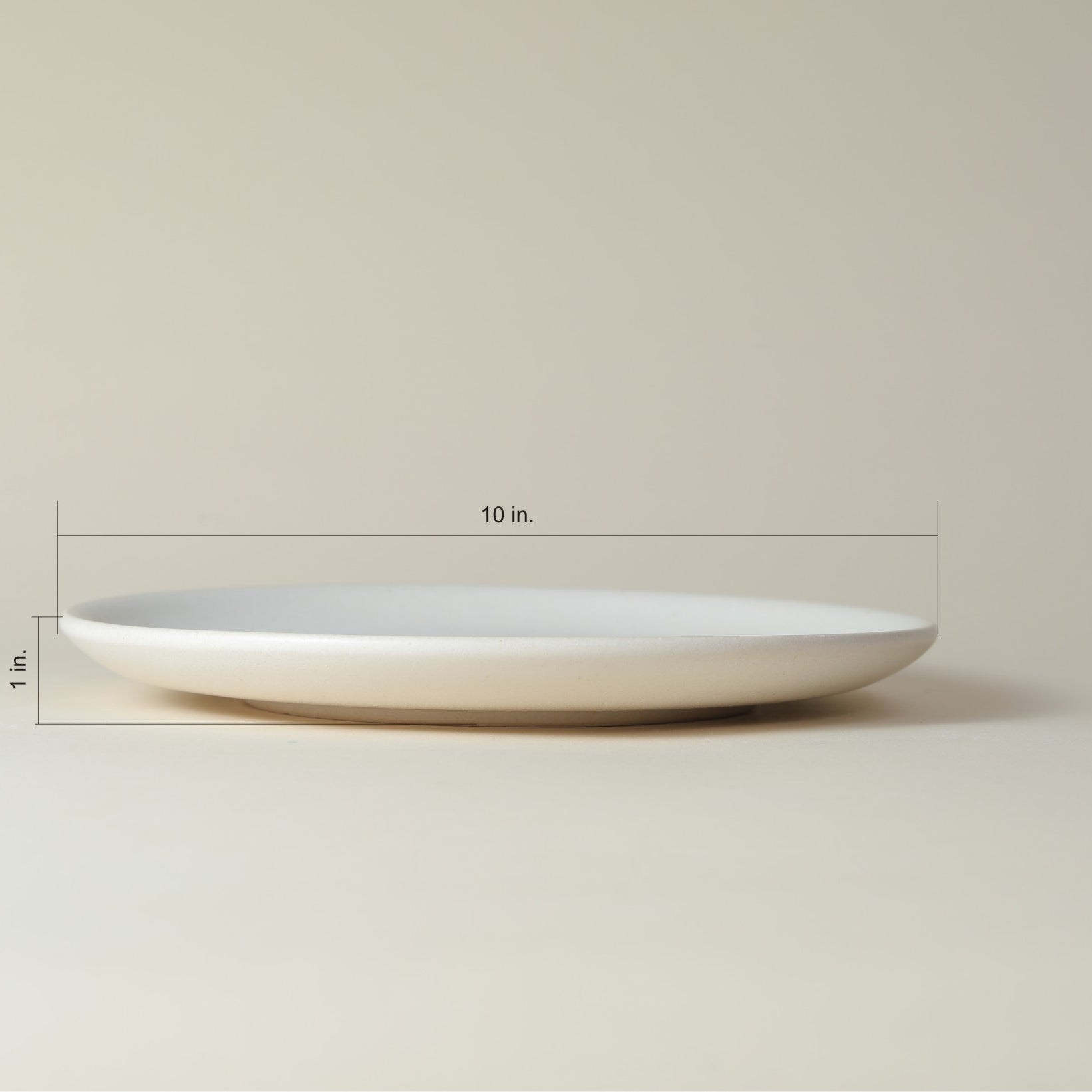 Stoneware Dinner Plate - White (Set of 2) 3