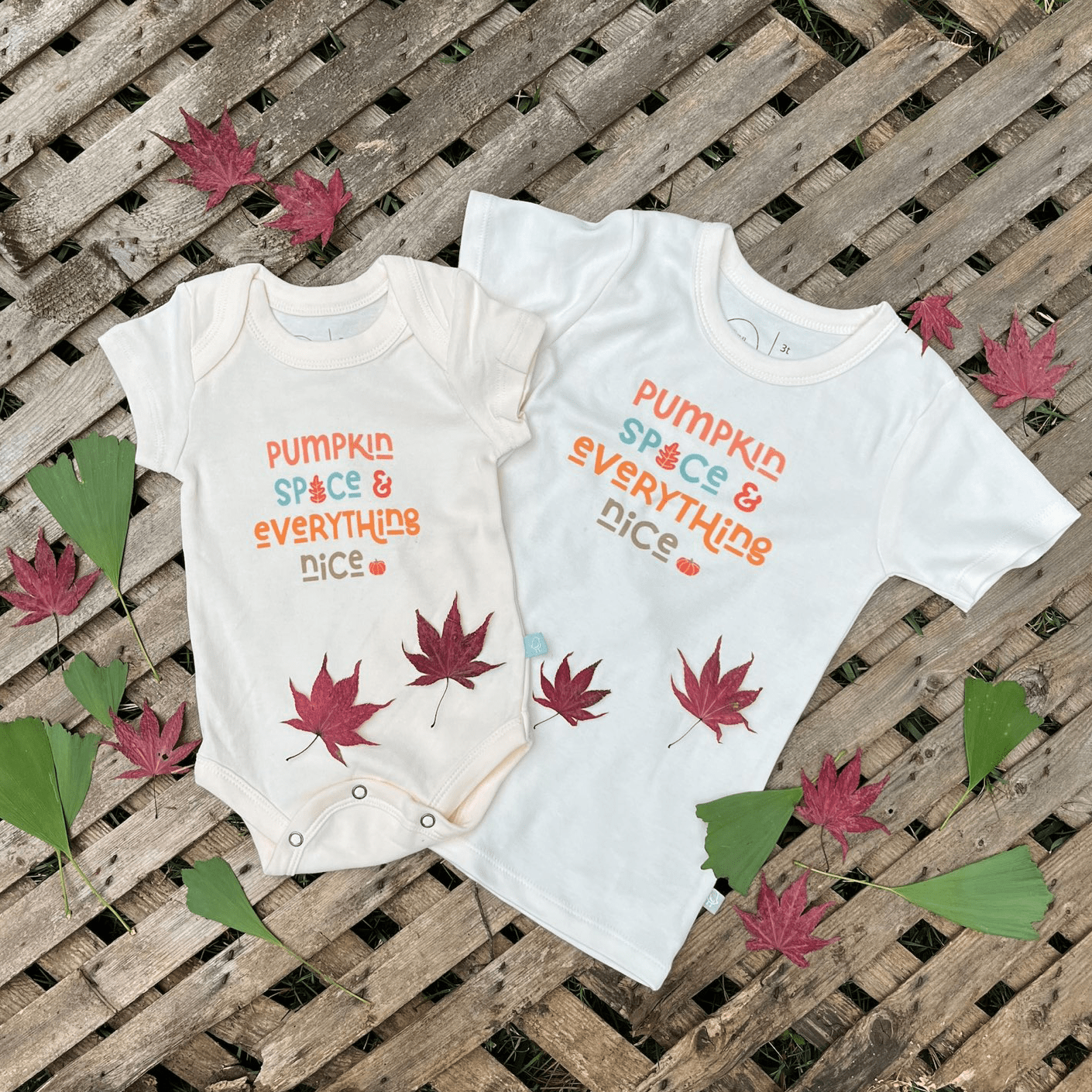 graphic bodysuit | pumpkin spice nice 3