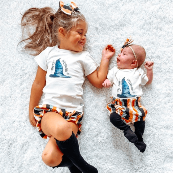 graphic bodysuit | my first halloween hat 3