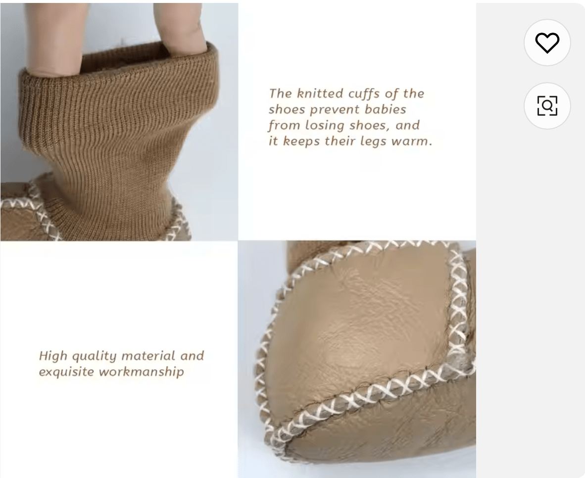 cozy booties| tan 5