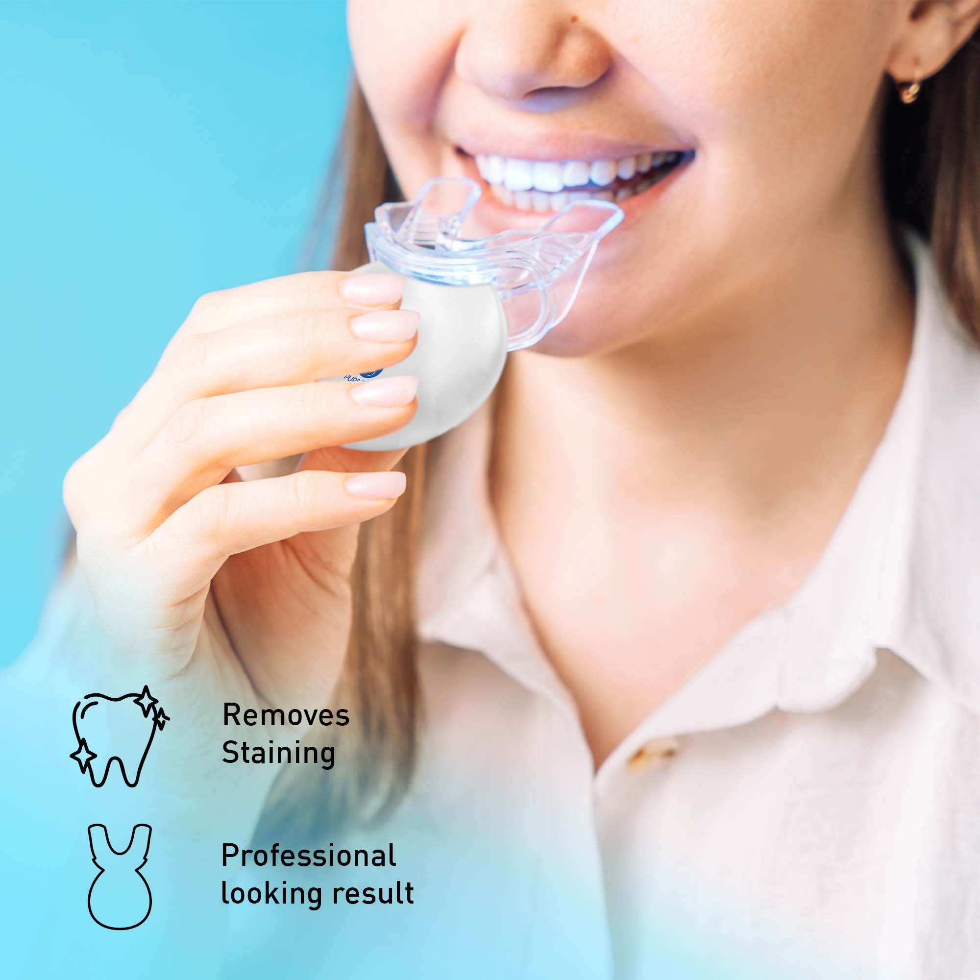 Pursonic Advanced Smile Care Bundle – LED Whitening Kit, Whitening Strips, & Electric Toothbrush 3