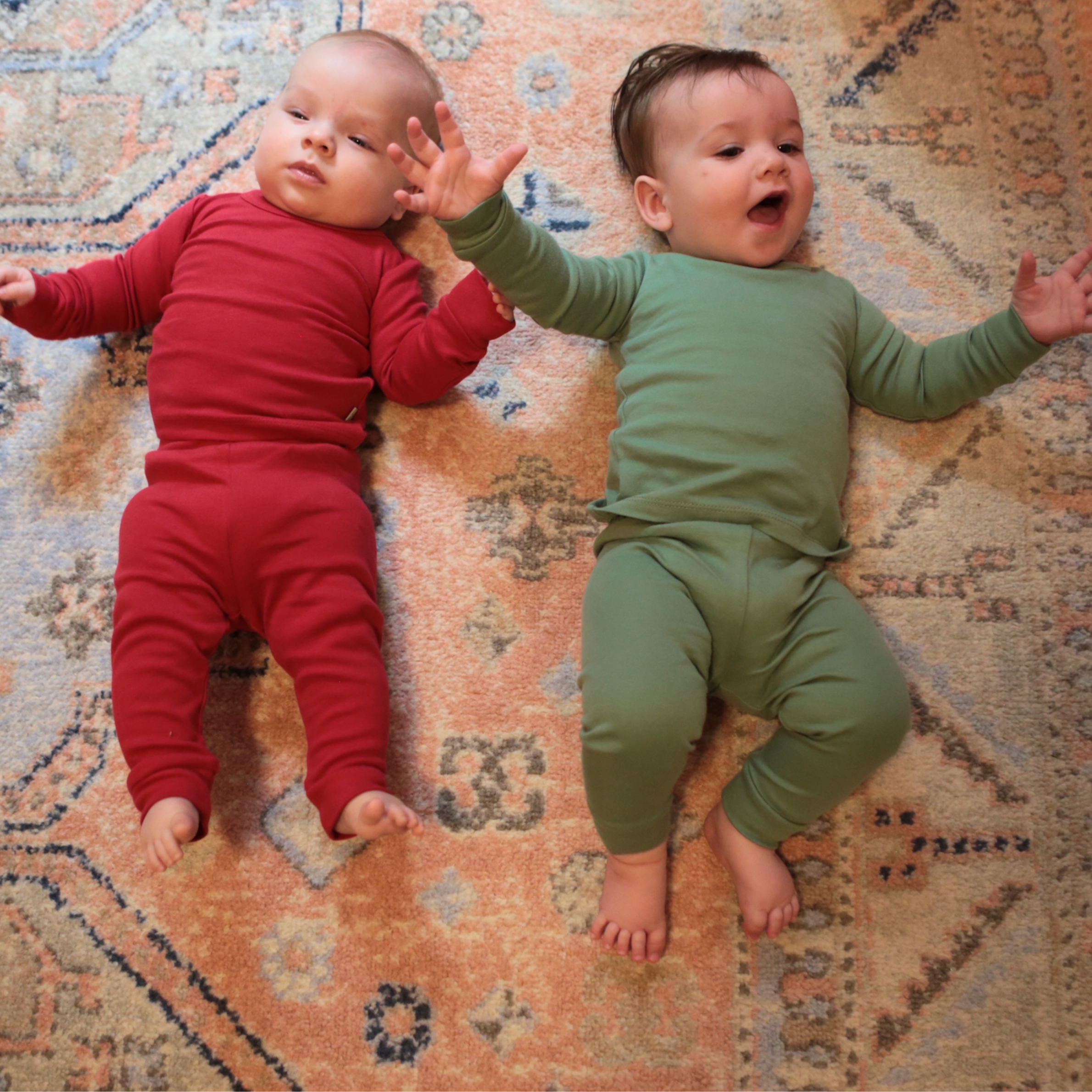baby pajamas | scarlet red 3