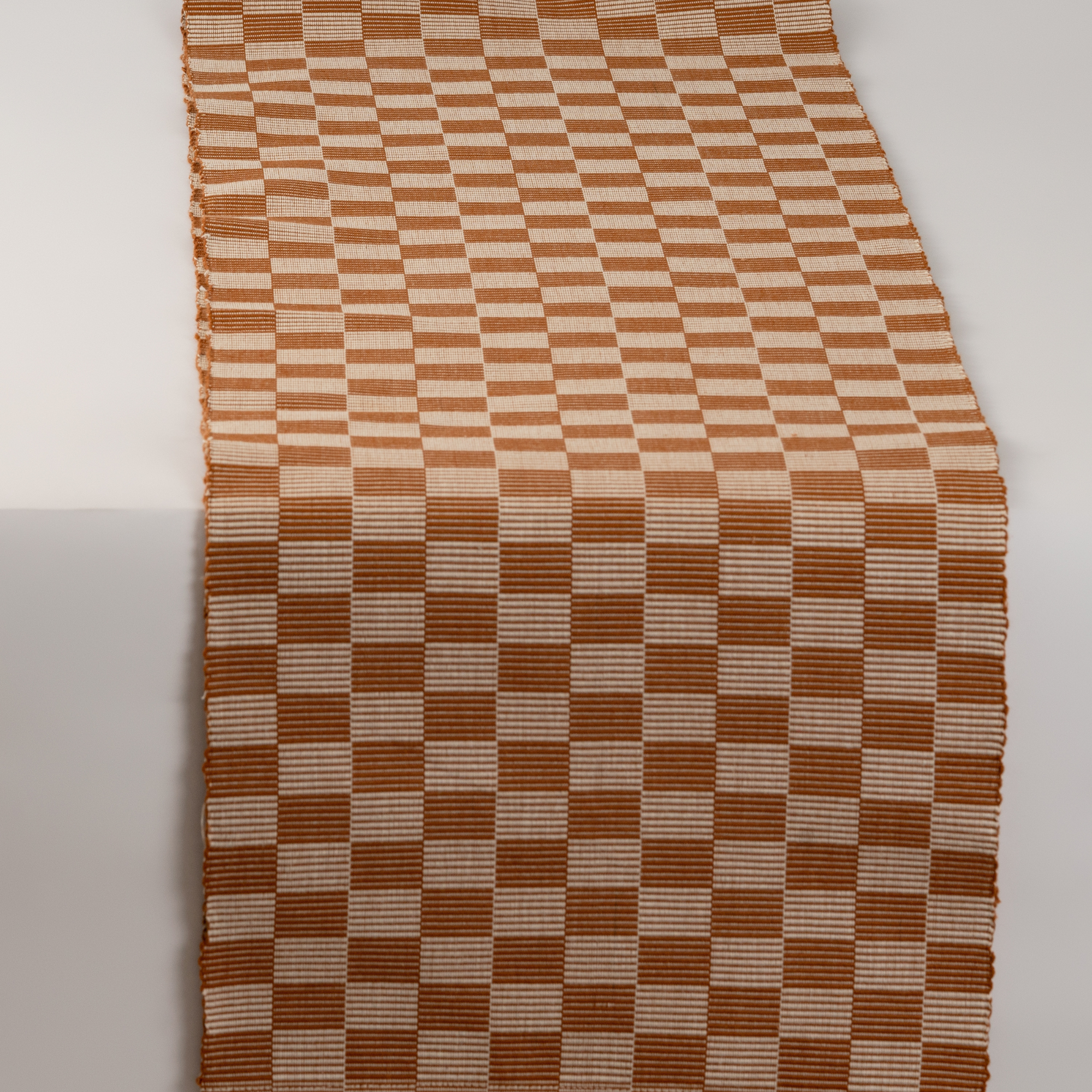Handloomed Checkered Table Runner 3