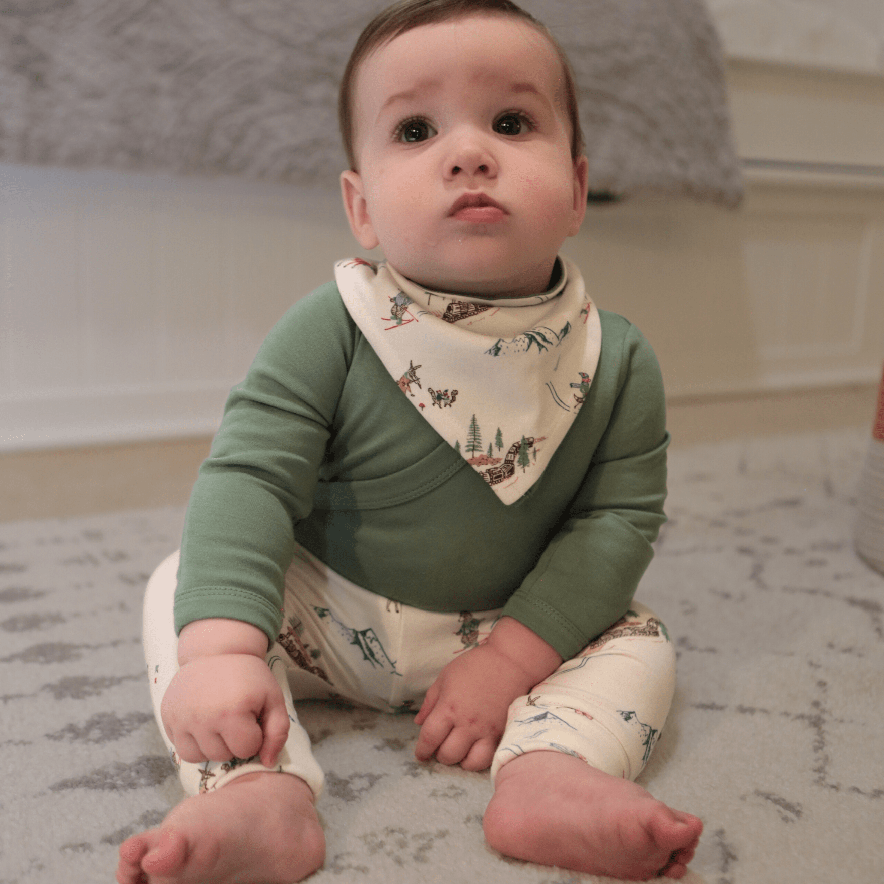 long bodysuit | Basil Green 4