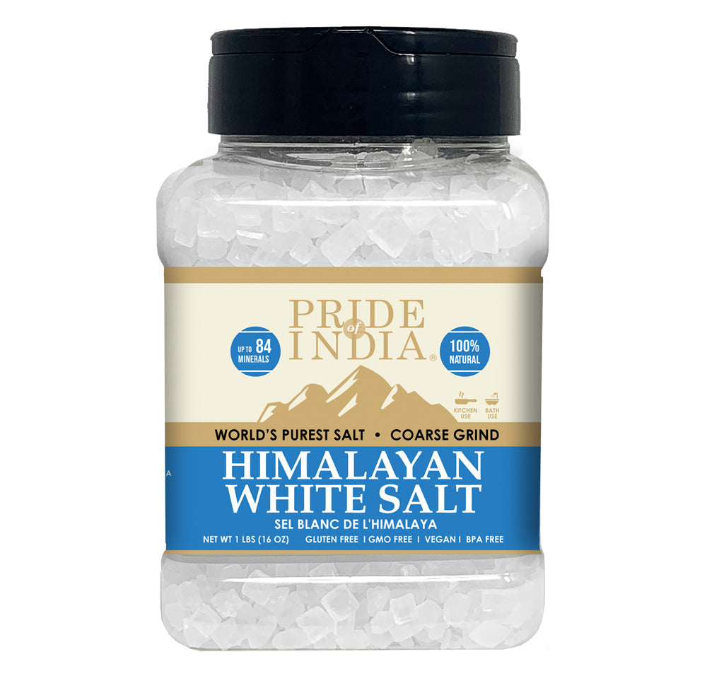Himalayan White Rock Salt - Coarse Grind 1
