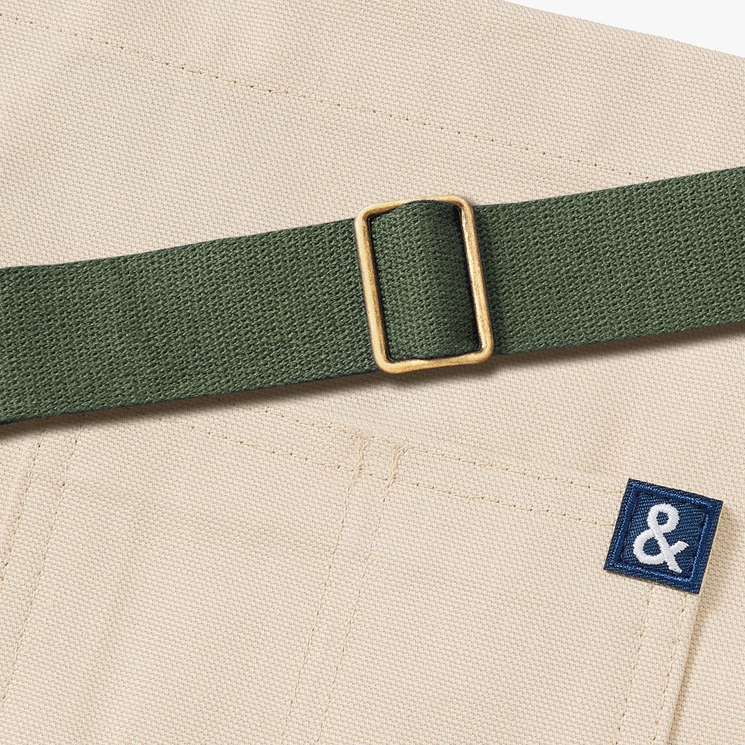 The Essential Apron - Sage White 5