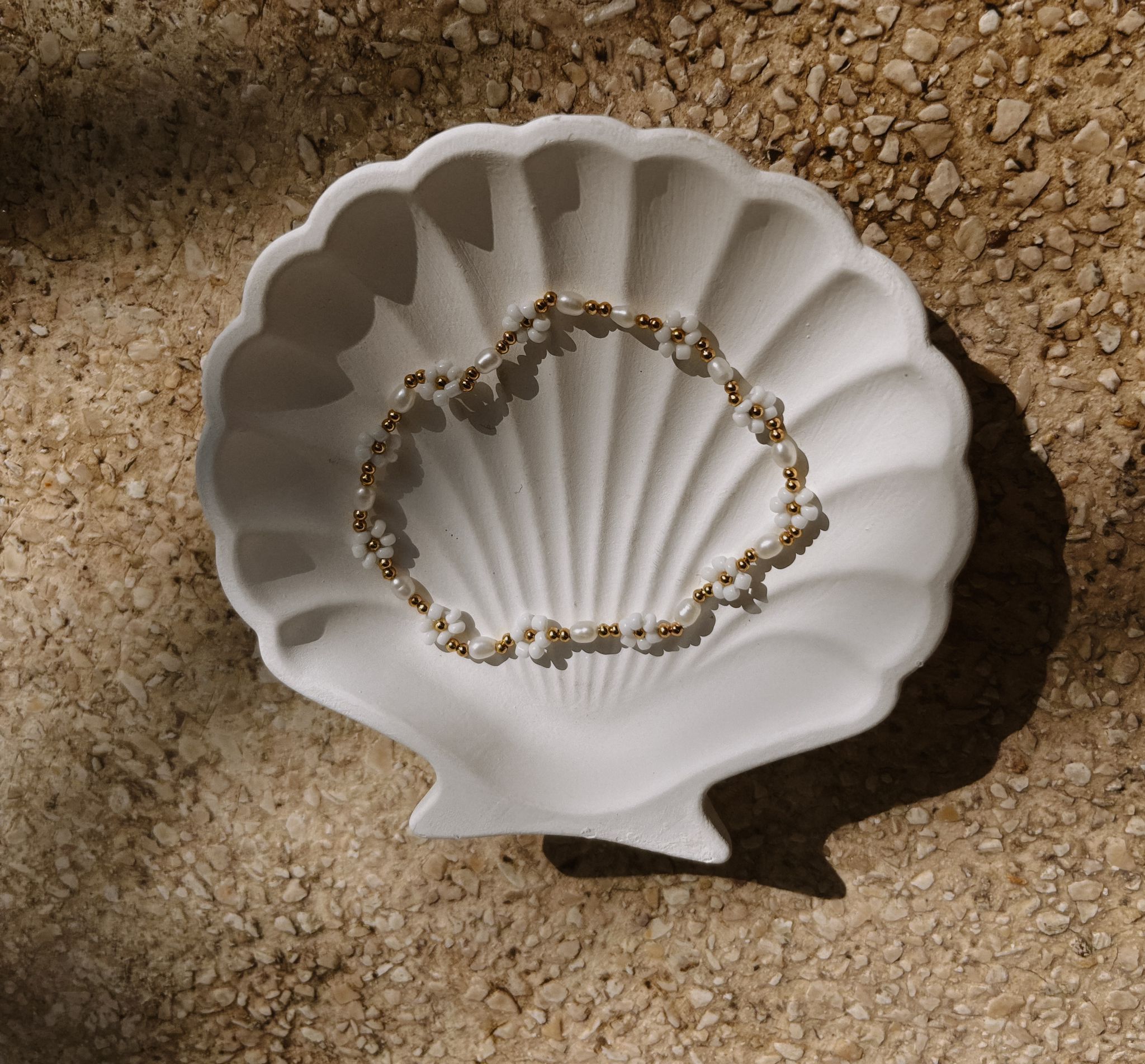 Freshwater Pearl and Flower Beaded Jewelry Set 6