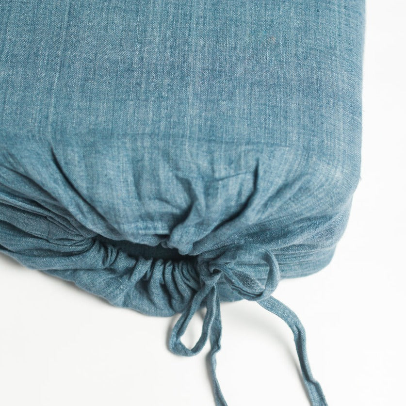 Linen Duvet Cover Set - Denim Blue 5
