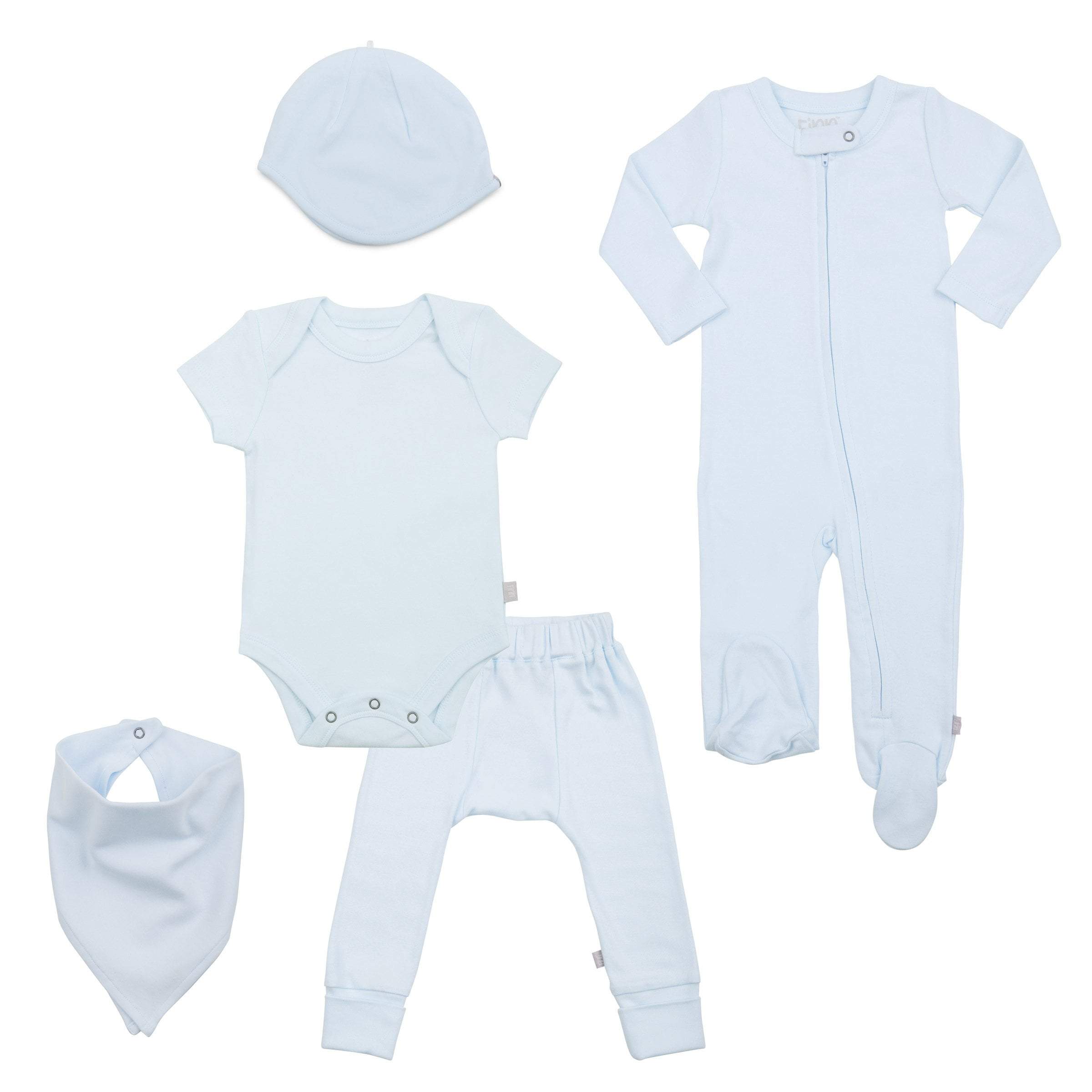 basics bundle set | light blue