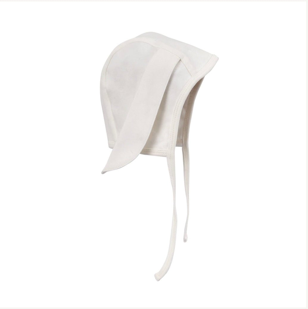 bonnet hat with ears | Ivory 3